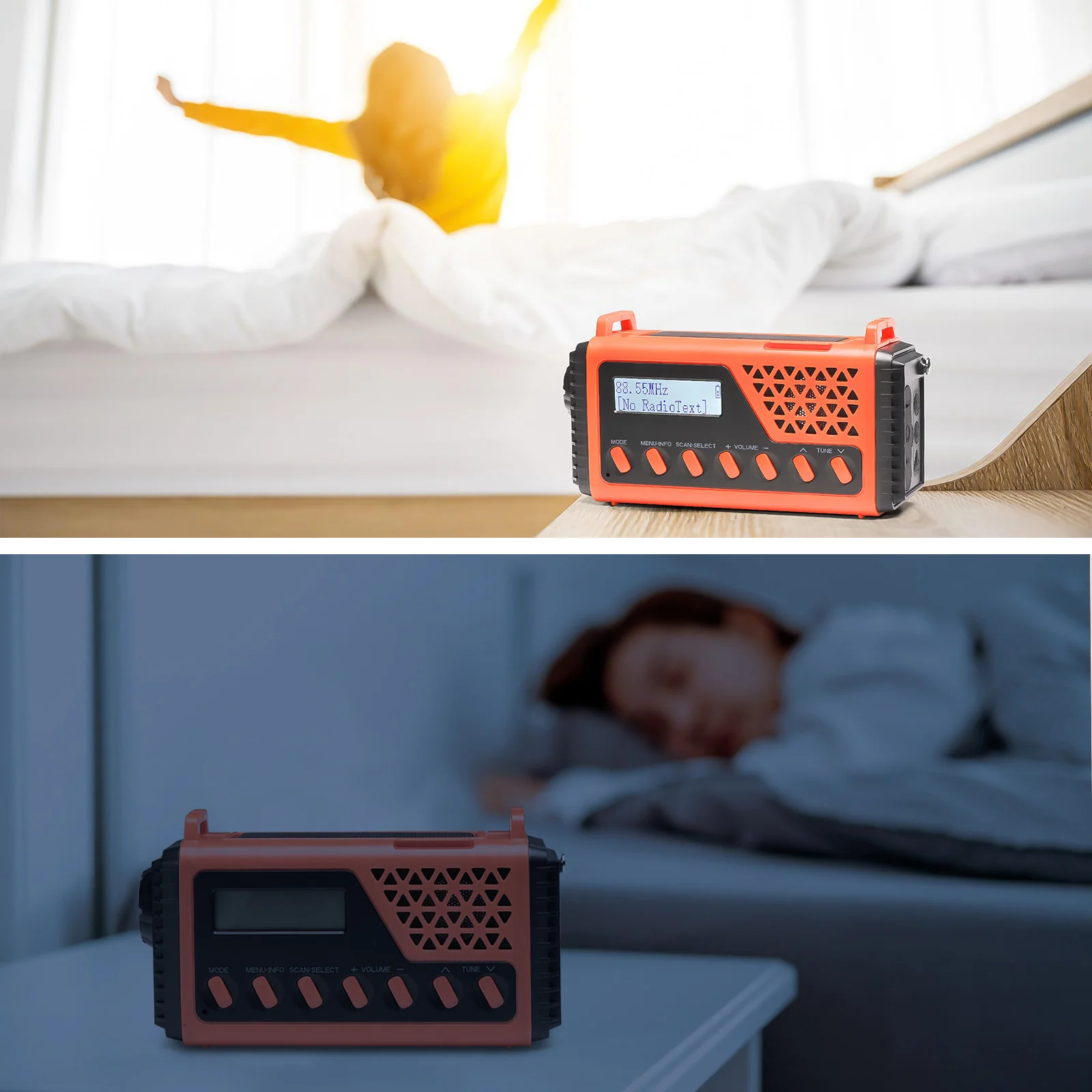 Raddy SD10 Emergency Radio | DAB/DAB+/FM/Bluetooth | Solar Crank | Power Bank | SOS | Alarm Clock | Headphone Jack [DISCONTINUED] - Image 10