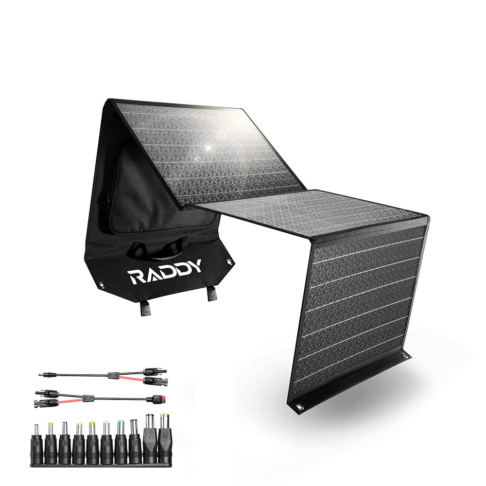 Raddy SP120 Foldable Solar Panel | 120W PV | DC/USB/QC3.0/Type-C | Solar Generator [DISCONTINUED] - Image 13