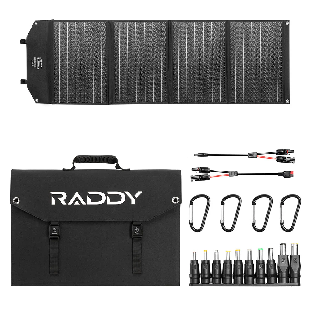 Raddy SP120 Foldable Solar Panel | 120W PV | DC/USB/QC3.0/Type-C | Solar Generator [DISCONTINUED] - Image 7