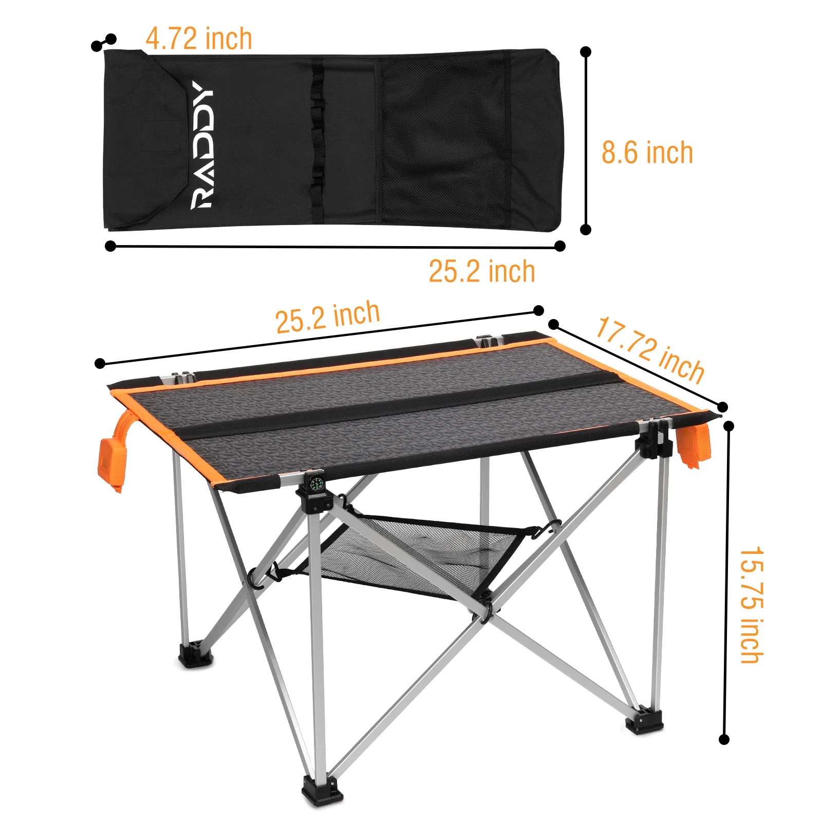 Raddy ST30 30W Solar Camp Table | Foldable | IP65 Waterproof | Portable Solar Panel Charger [DISCONTINUED] - Image 3