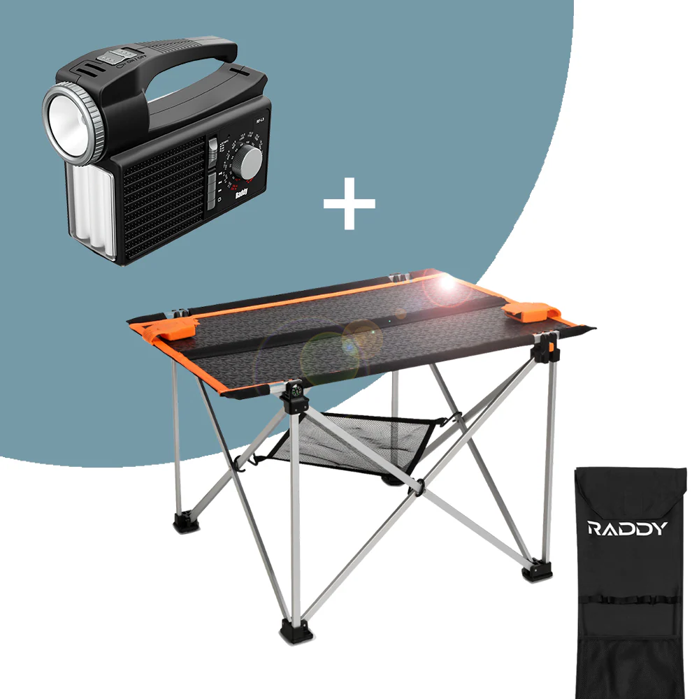 Raddy ST30 30W Solar Camp Table | Foldable | IP65 Waterproof | Portable Solar Panel Charger [DISCONTINUED] - Image 9