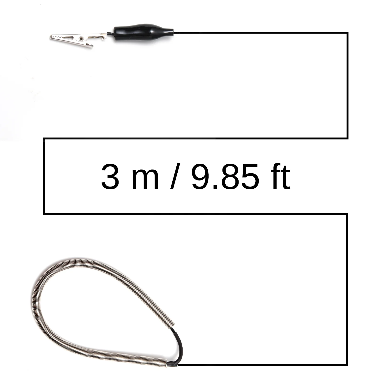 Raddy SW001 Shortwave Radio Antenna | FM/SW/WB/VHF | 9.85 ft | Crocodile Clip - Image 6
