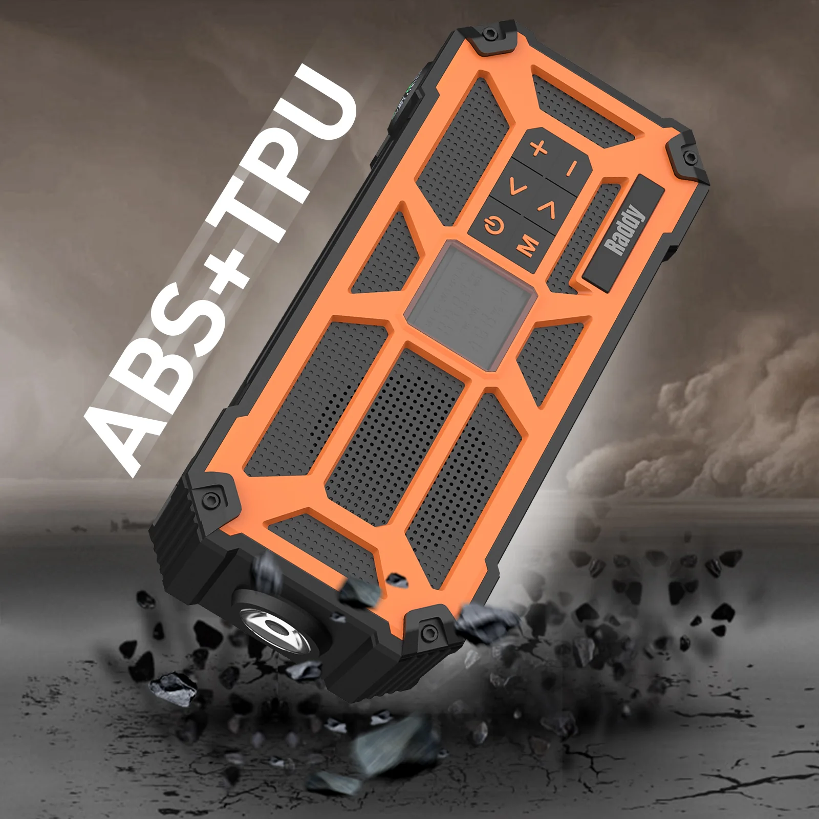 Raddy SW5 Emergency Radio | IPX5 Waterproof | 5000mAh | Hand Crank Solar | Power Bank | NOAA - Image 10