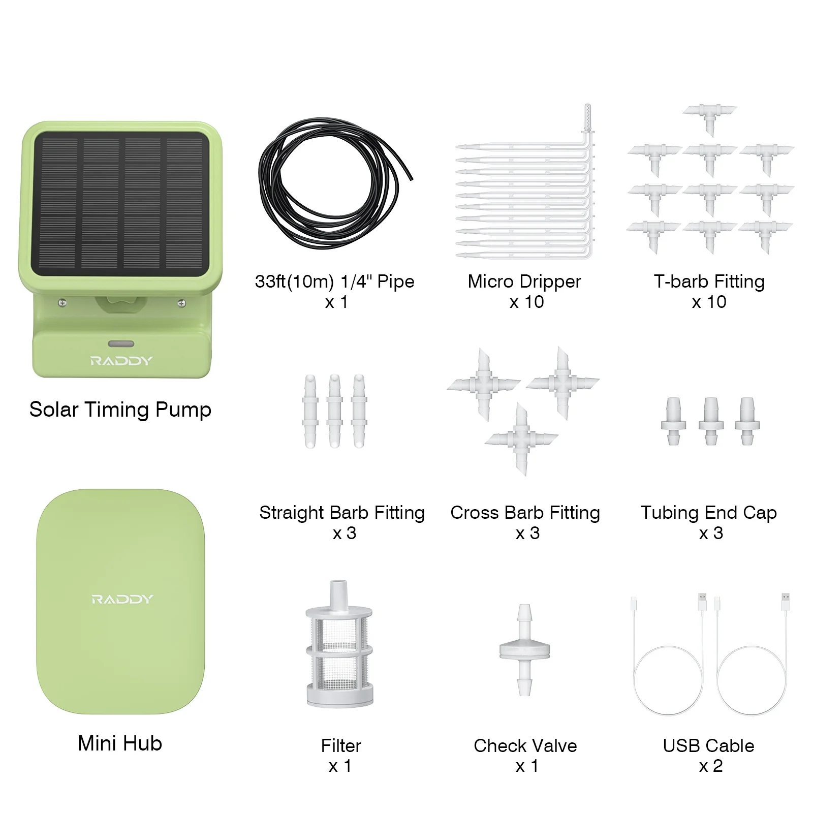 Raddy WS-2 Wi-Fi Drip Irrigation System | APP-Controlled | DIY Automatic Water Pump |  Dual Power Supply - Image 8