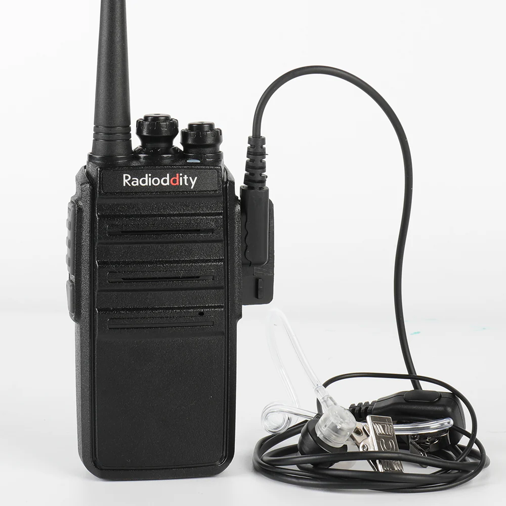 Radioddity 2-Pin Covert Acoustic Tube Earpiece Headset | PTT MIC | K Plug - Image 4