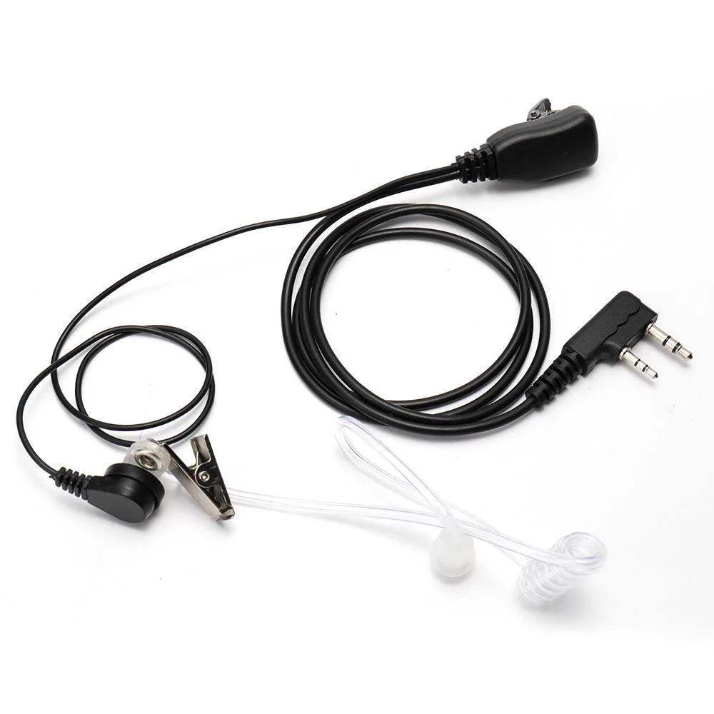 Radioddity 2-Pin Covert Acoustic Tube Earpiece Headset | PTT MIC | K Plug - Image 5