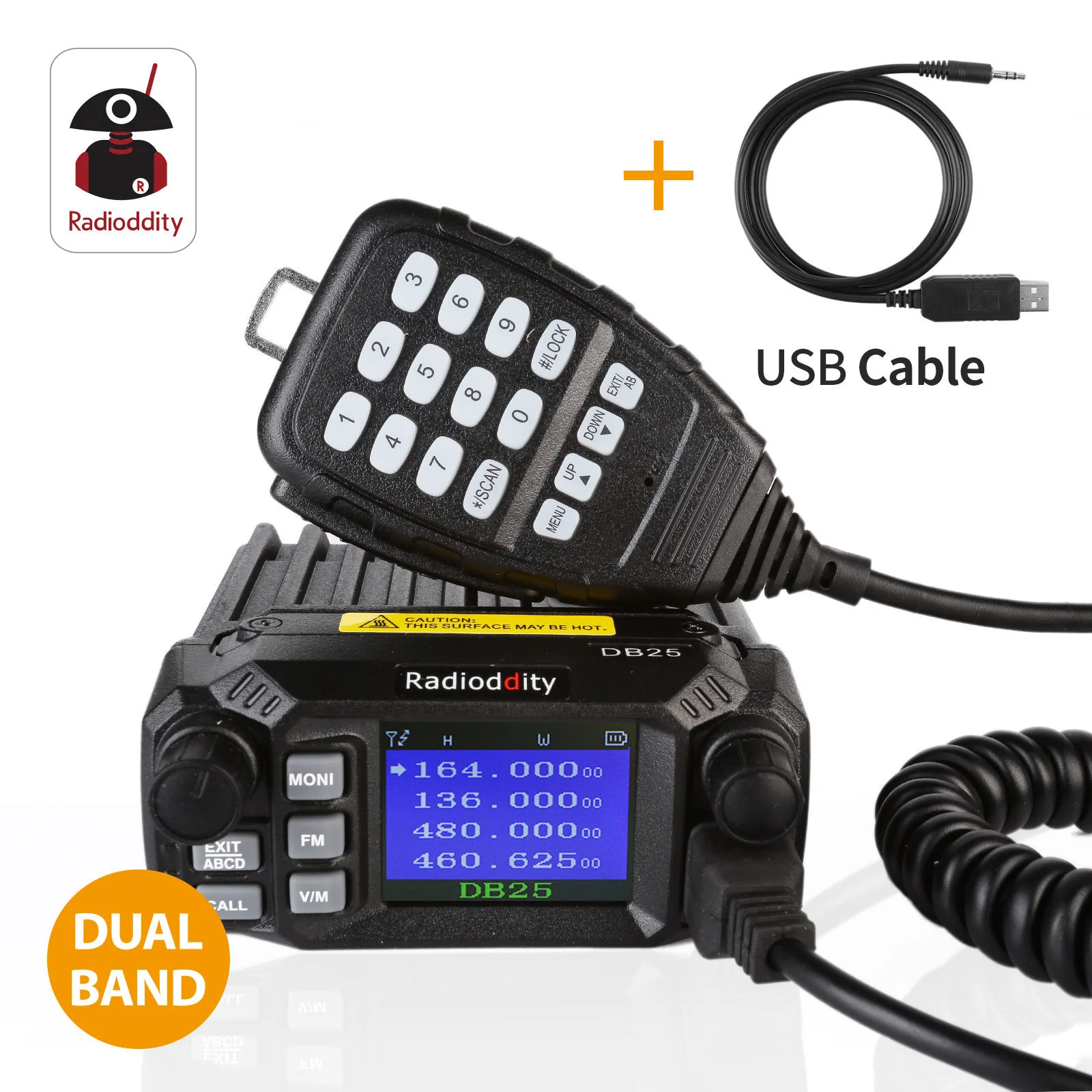 DB25 Dual Band Quad-standby Mobile Radio 25W/10W [DISCONTINUED] - Image 2