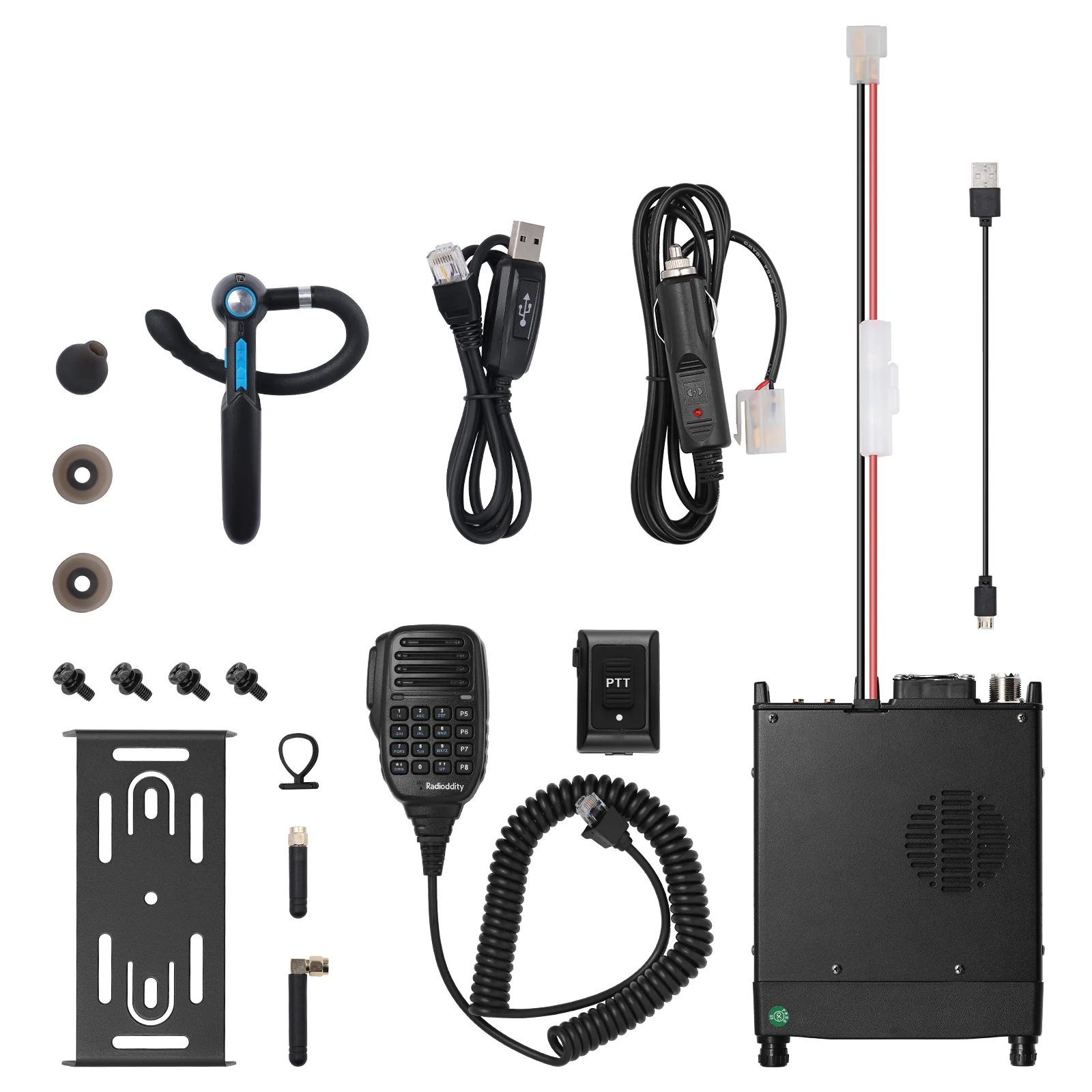 Radioddity DB40-D DMR Mobile Radio | 40W | Analog & Digital | VHF & UHF | GPS & APRS | Cross-band Repeat | Bluetooth 5.0 | 500K Contacts | 10 DIY Keys - Image 6