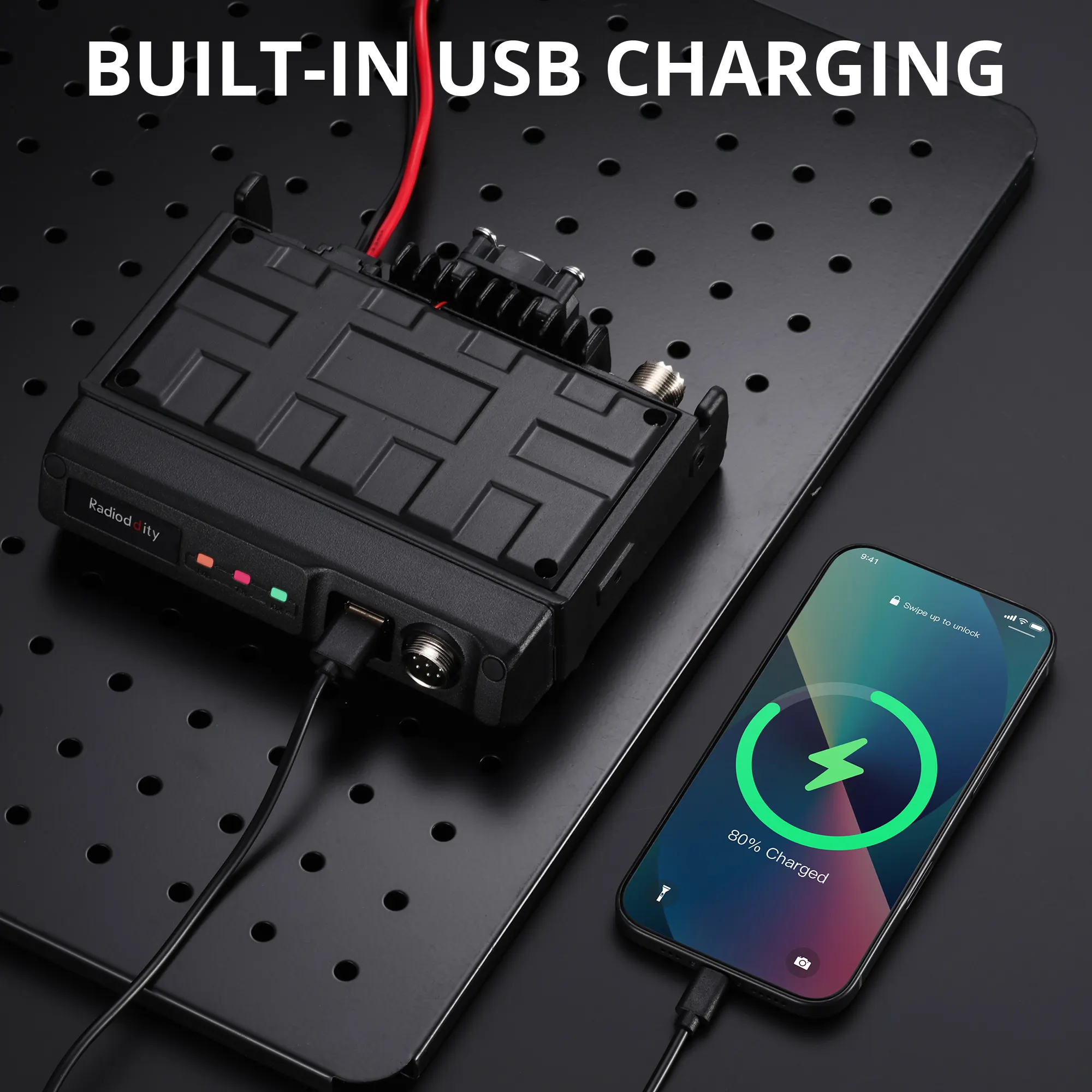 Radioddity DB50-B Mini Mobile Radio | 50W | GPS & APRS | Multi-band TX & RX | Bluetooth KISS TNC & APP Program | All-in-one MIC with Display - Image 12