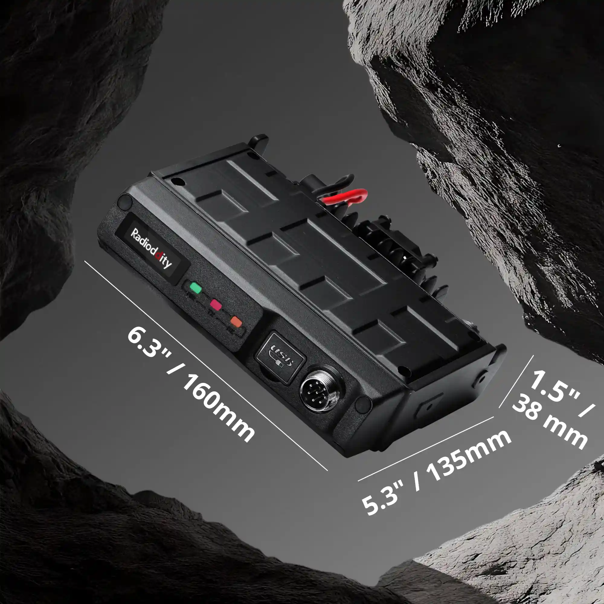 Radioddity DB50-B Mini Mobile Radio | 50W | GPS & APRS | Multi-band TX & RX | Bluetooth KISS TNC & APP Program | All-in-one MIC with Display - Image 16