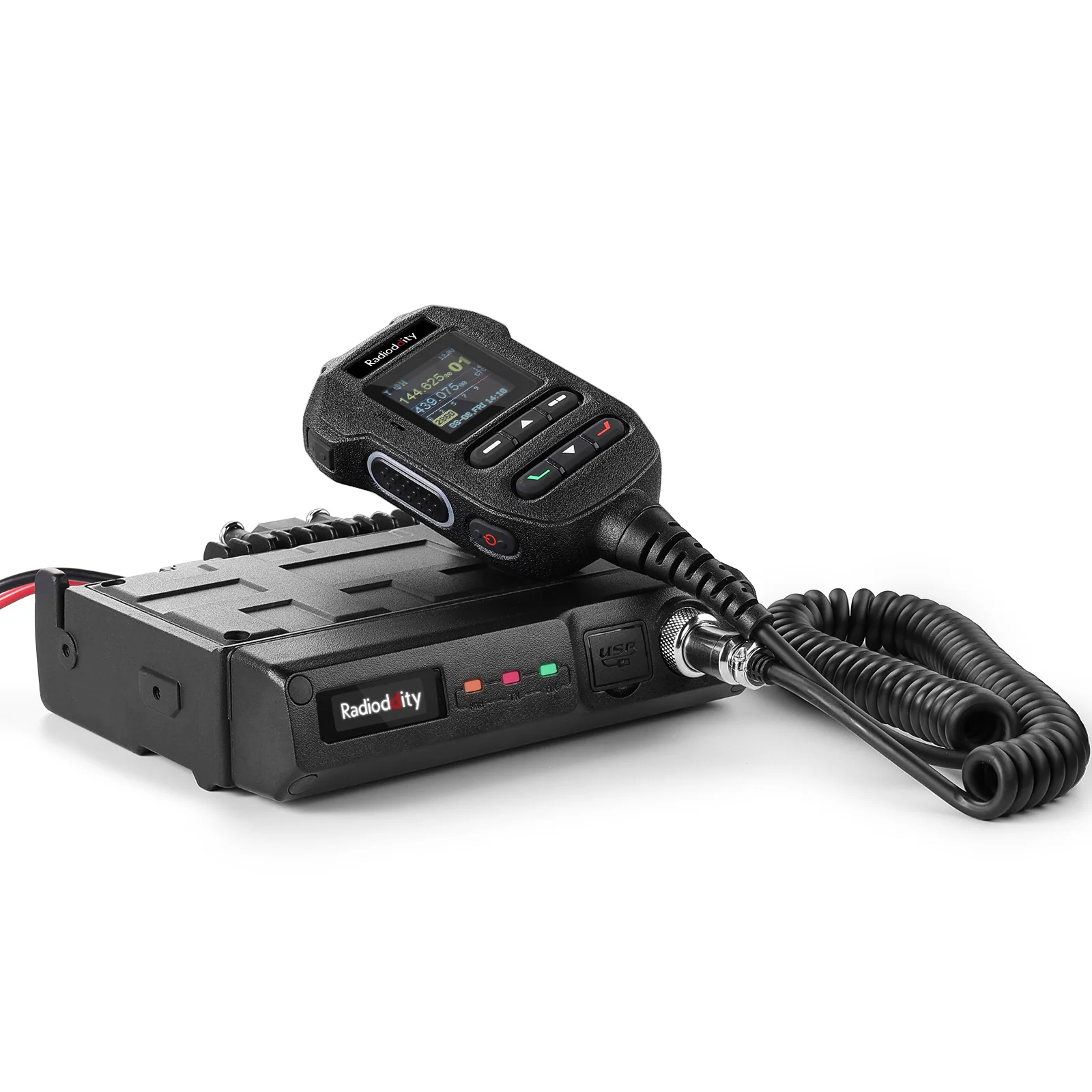 Radioddity DB50-B Mini Mobile Radio | 50W | GPS & APRS | Multi-band TX & RX | Bluetooth KISS TNC & APP Program | All-in-one MIC with Display - Image 3