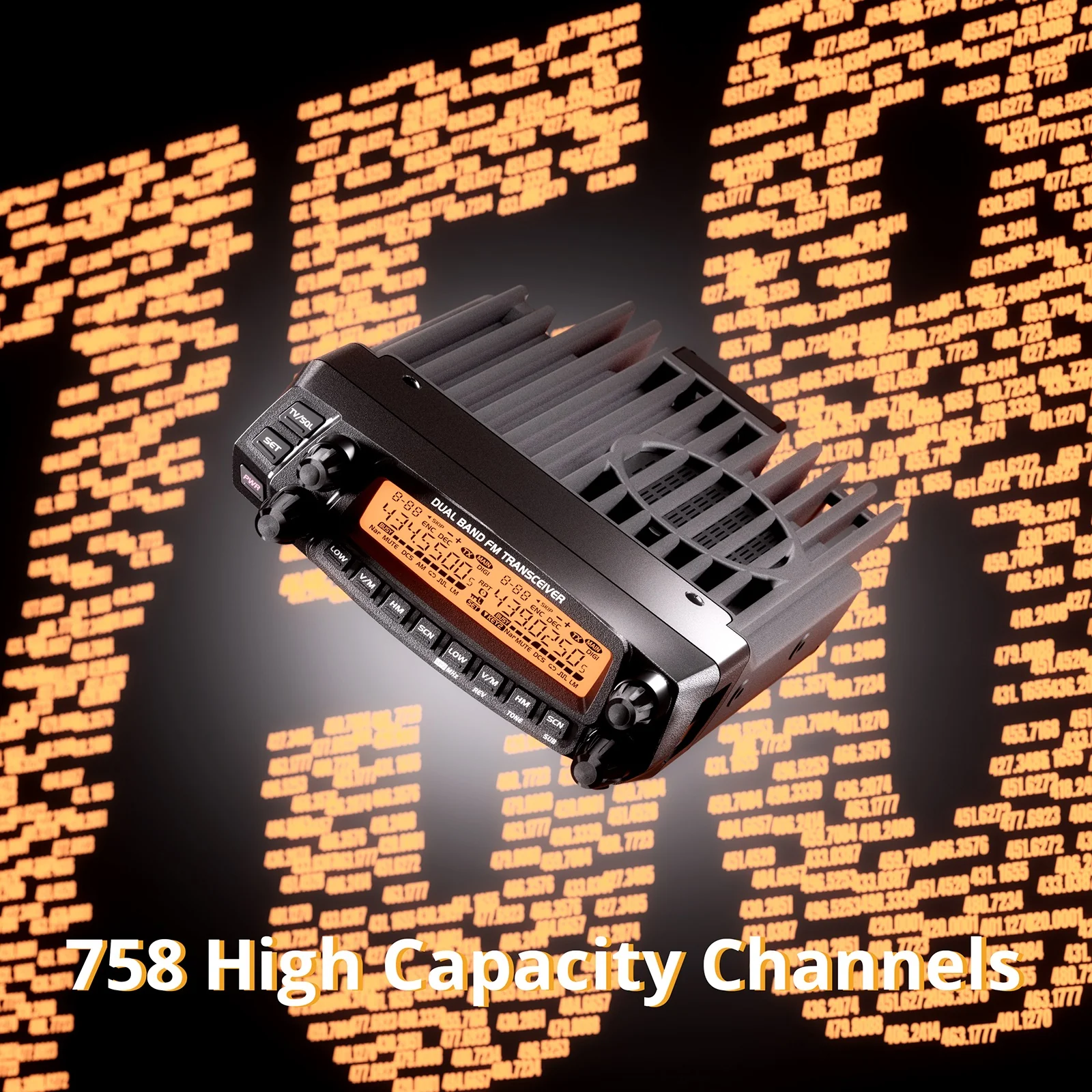 Radioddity DB50 Dual Band Mobile Radio | 50W | Large LCD Display | Multi-band Receiver | 758 Channel | Support CHIRP Programming - Image 4