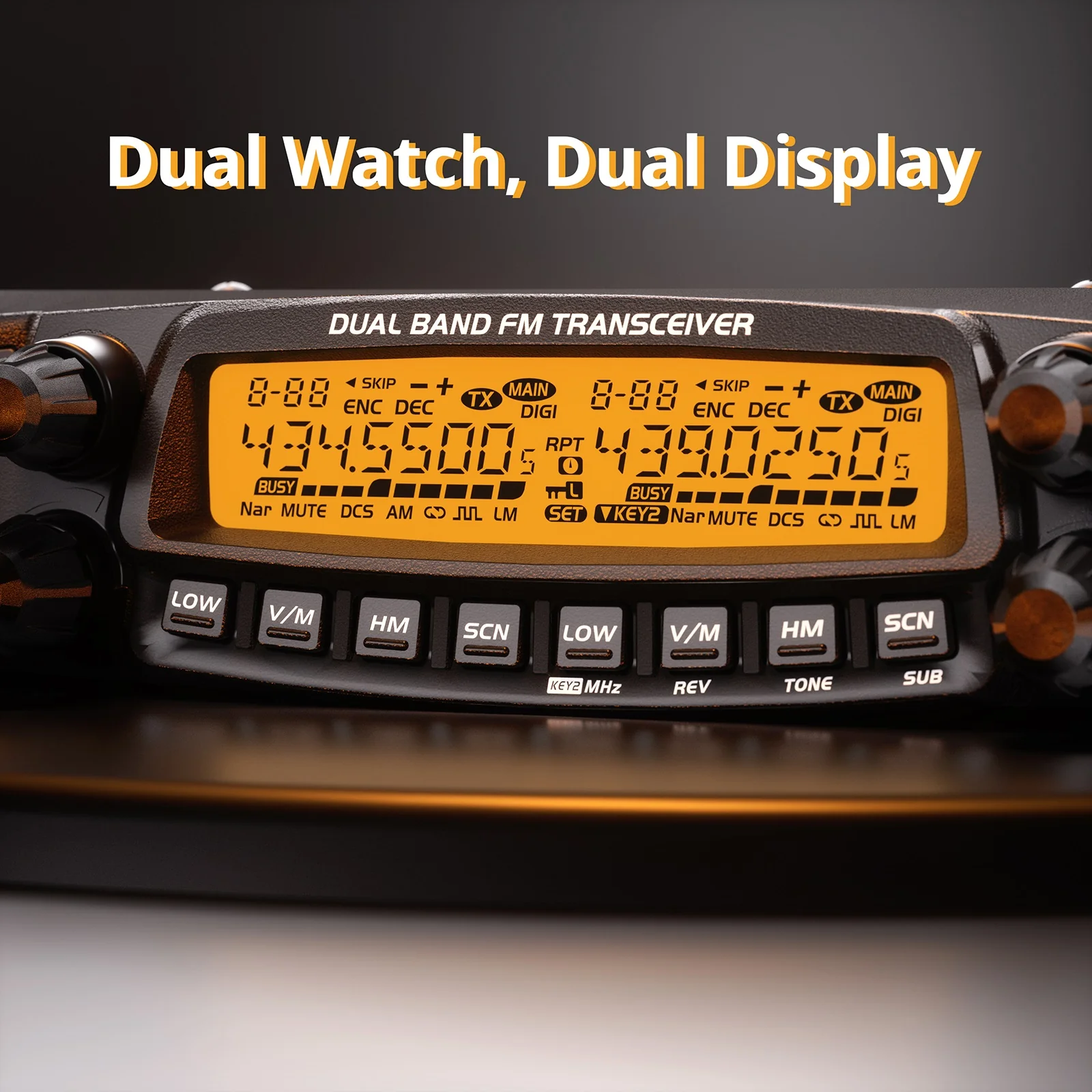 Radioddity DB50 Dual Band Mobile Radio | 50W | Large LCD Display | Multi-band Receiver | 758 Channel | Support CHIRP Programming - Image 8