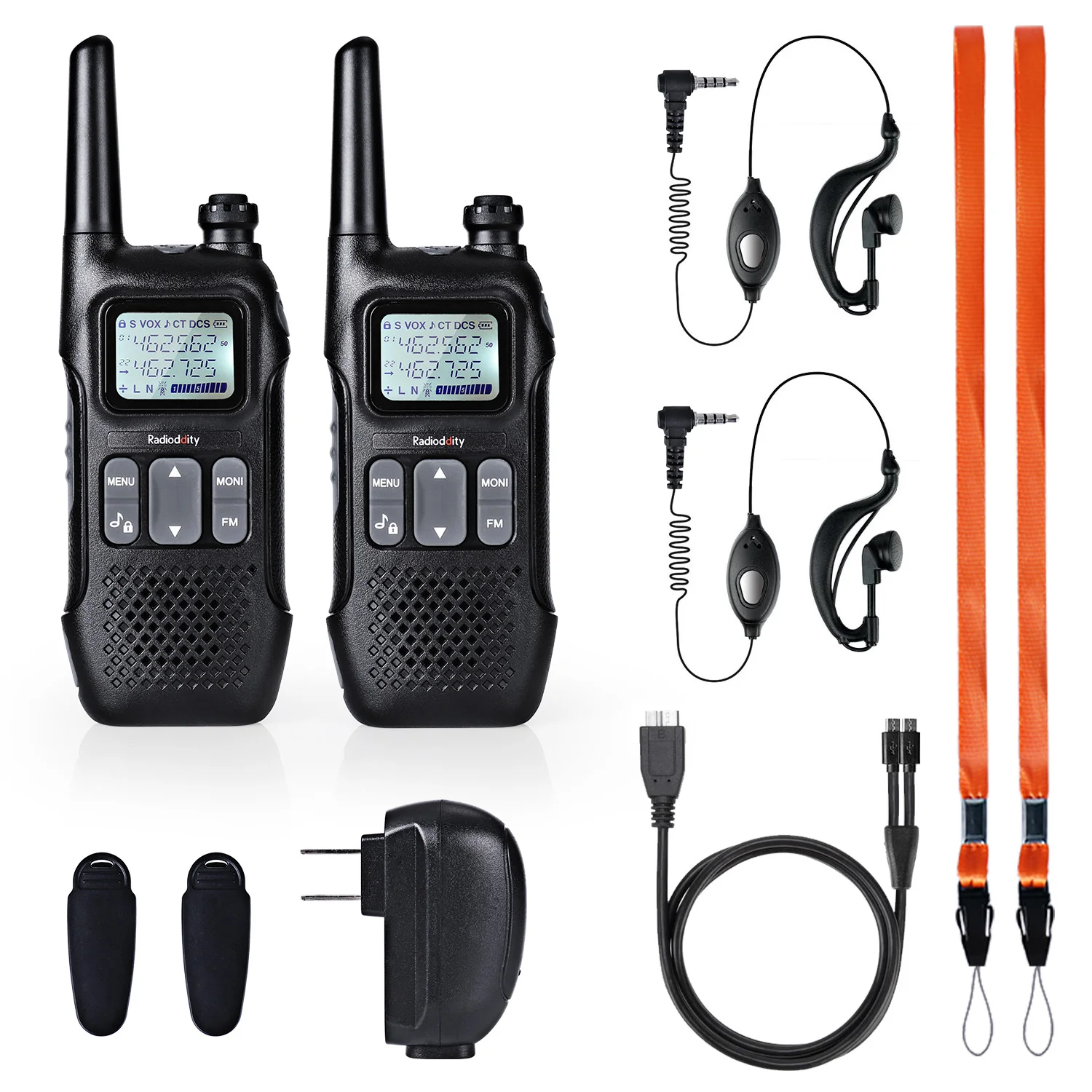 Radioddity FS-T1 / PR-T1 [1 Pair] | NOAA Weather Alert | License-free | USB Charging - Image 10