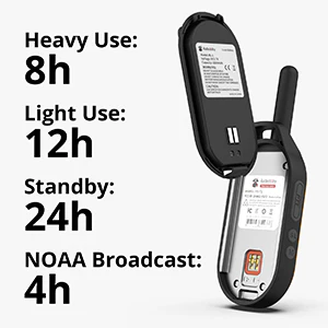 Radioddity FS-T2 / PR-T2 [1 Pair] | NOAA | License-free | USB Charging | CTCSS/DCS [Discontinued] - Image 3