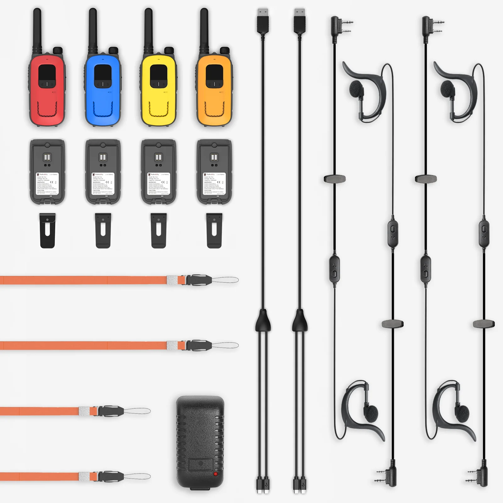 Radioddity FS-T3/PR-T3 [4 Packs]  | License-free | USB Charging | Flashlight | VOX - Image 8