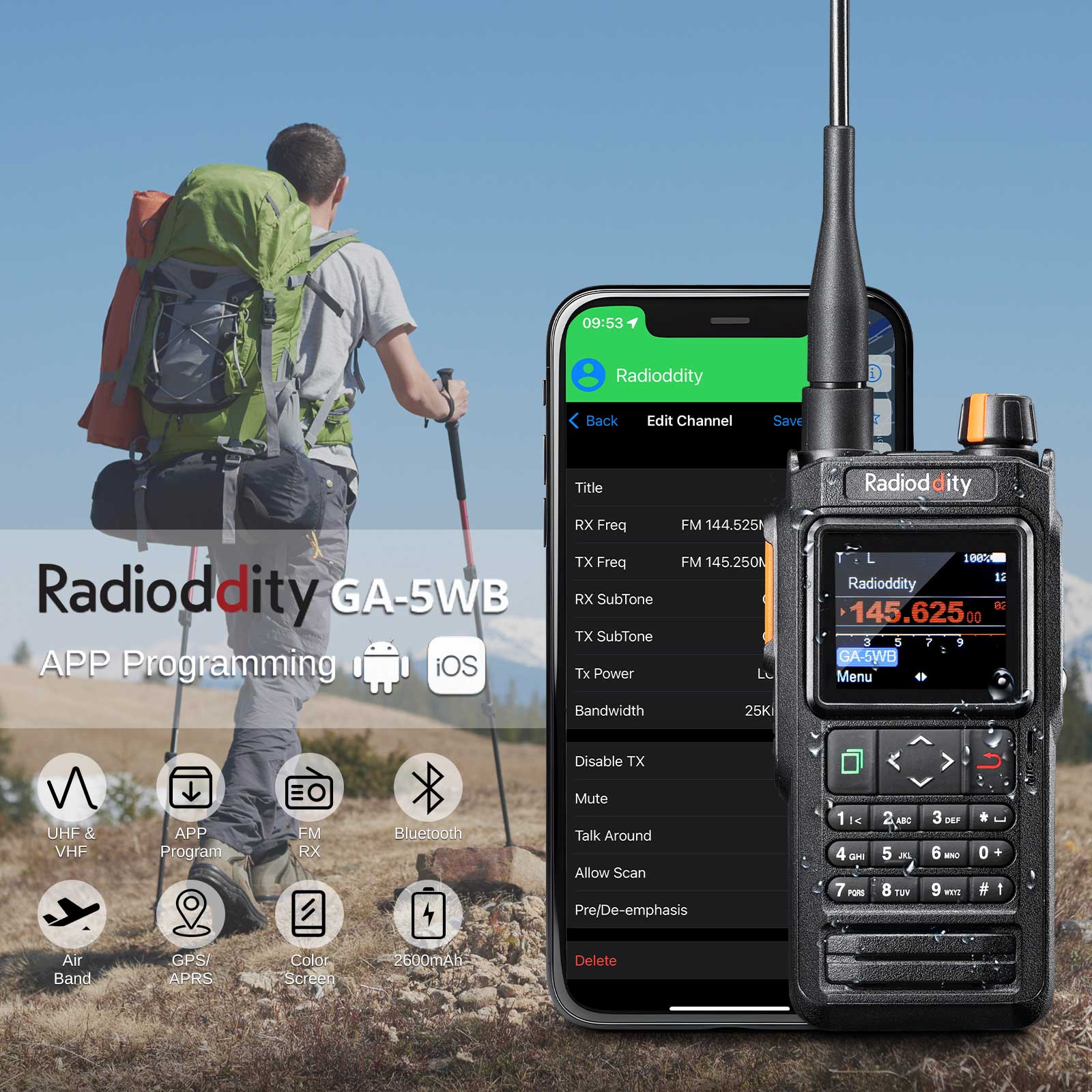 Radioddity GA-5WB [OPEN BOX] - Image 2