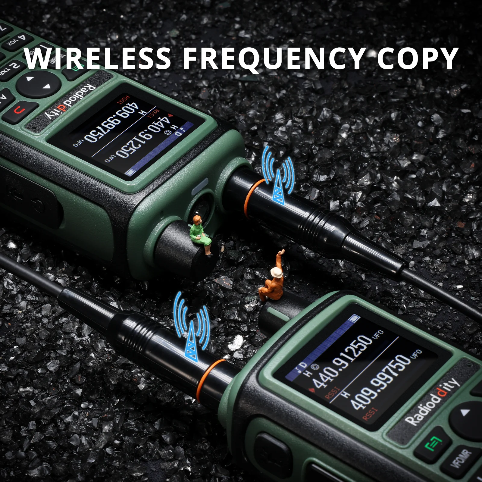 Radioddity GC-5 | Dual Band | 5W | 999 CH | Remote Frequency Copy | Color Screen | 1800mAh | NOAA FM RX - Image 3