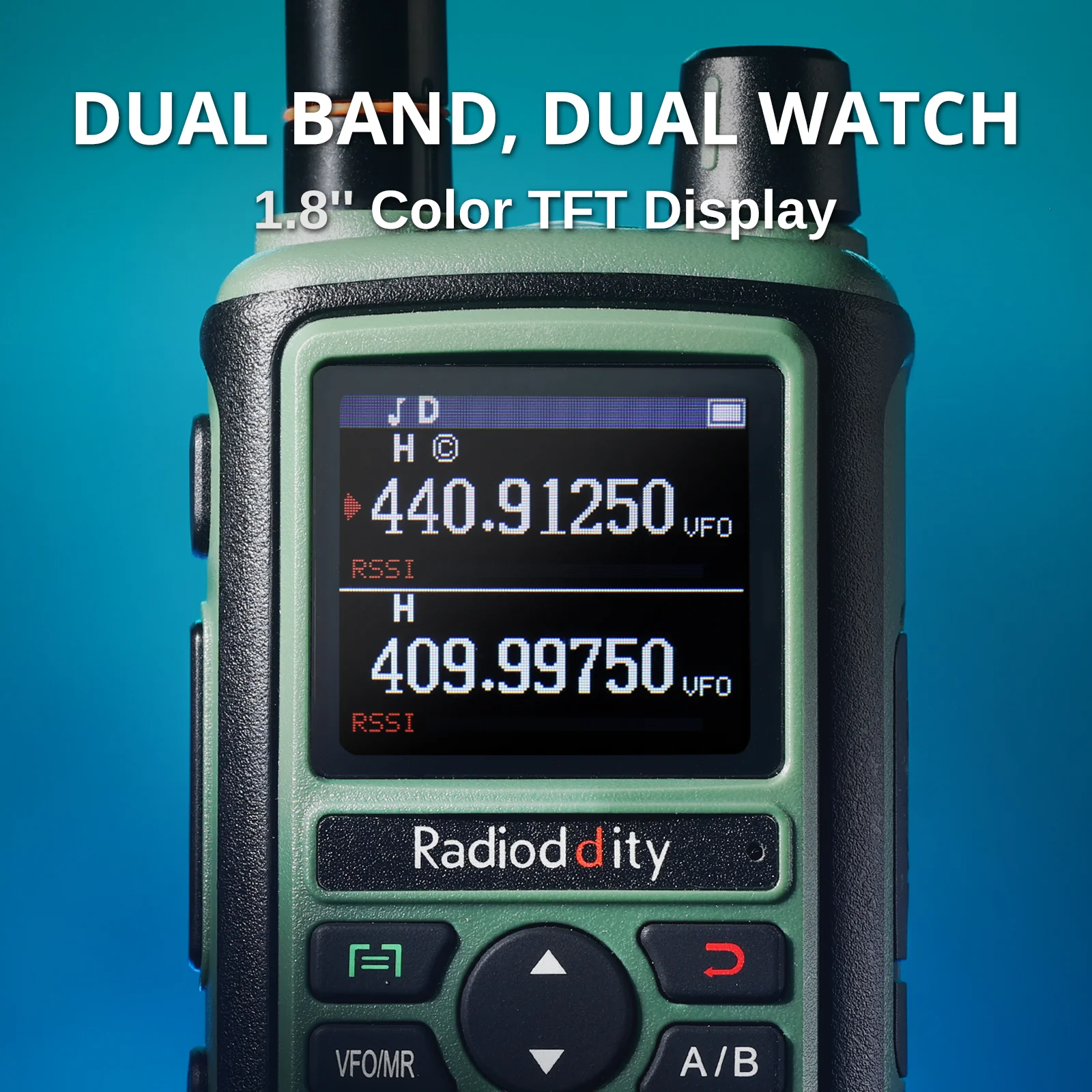 Radioddity GC-5 | Dual Band | 5W | 999 CH | Remote Frequency Copy | Color Screen | 1800mAh | NOAA FM RX - Image 8