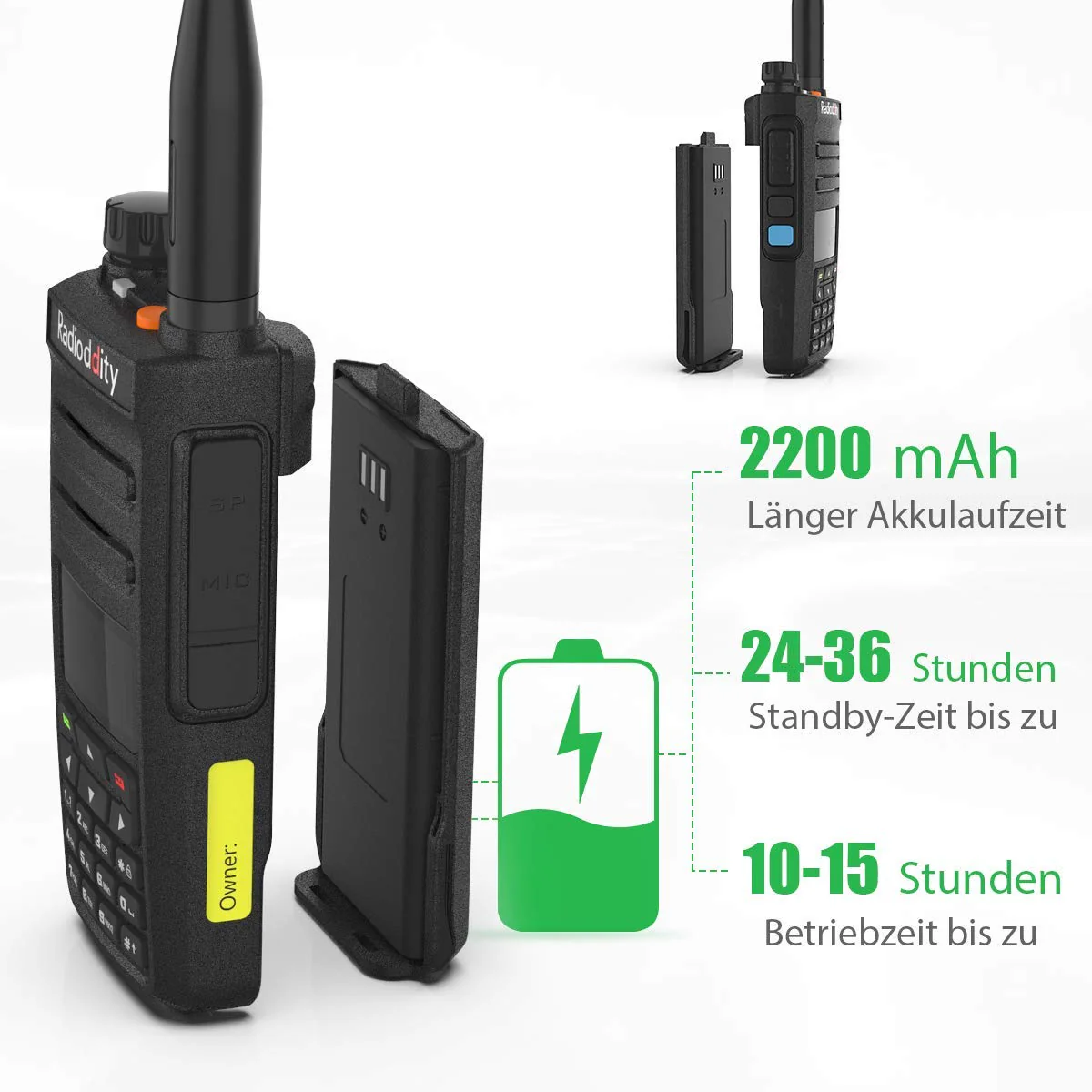 Radioddity GD-77 DMR Funkgerät [Europe Only] [DISCONTINUED] - Image 3
