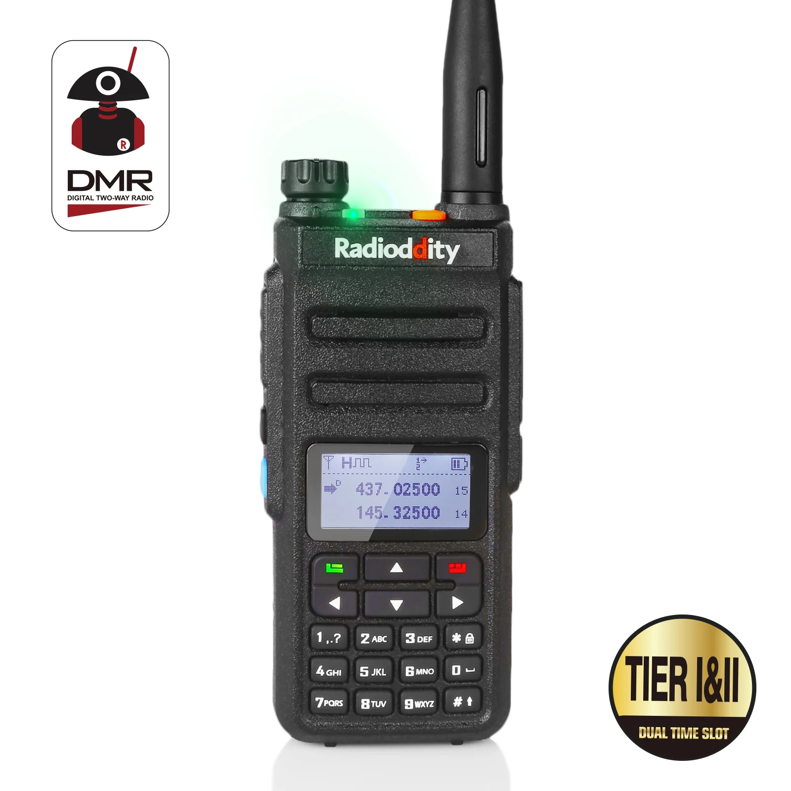 Radioddity GD-77 | Dual Band | 2 Time-slot DMR | 2200mAh | 5W | with Cable [DISCONTINUED] - Image 2