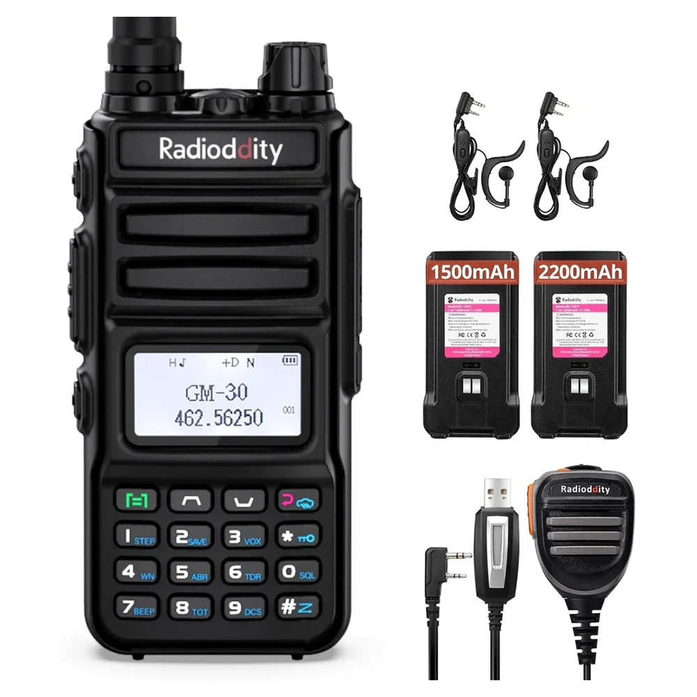 Radioddity GM-30 GMRS Radio | 5W | VHF & UHF Scanner | NOAA | USB-C | SYNC | Support CHIRP Programming - Image 10