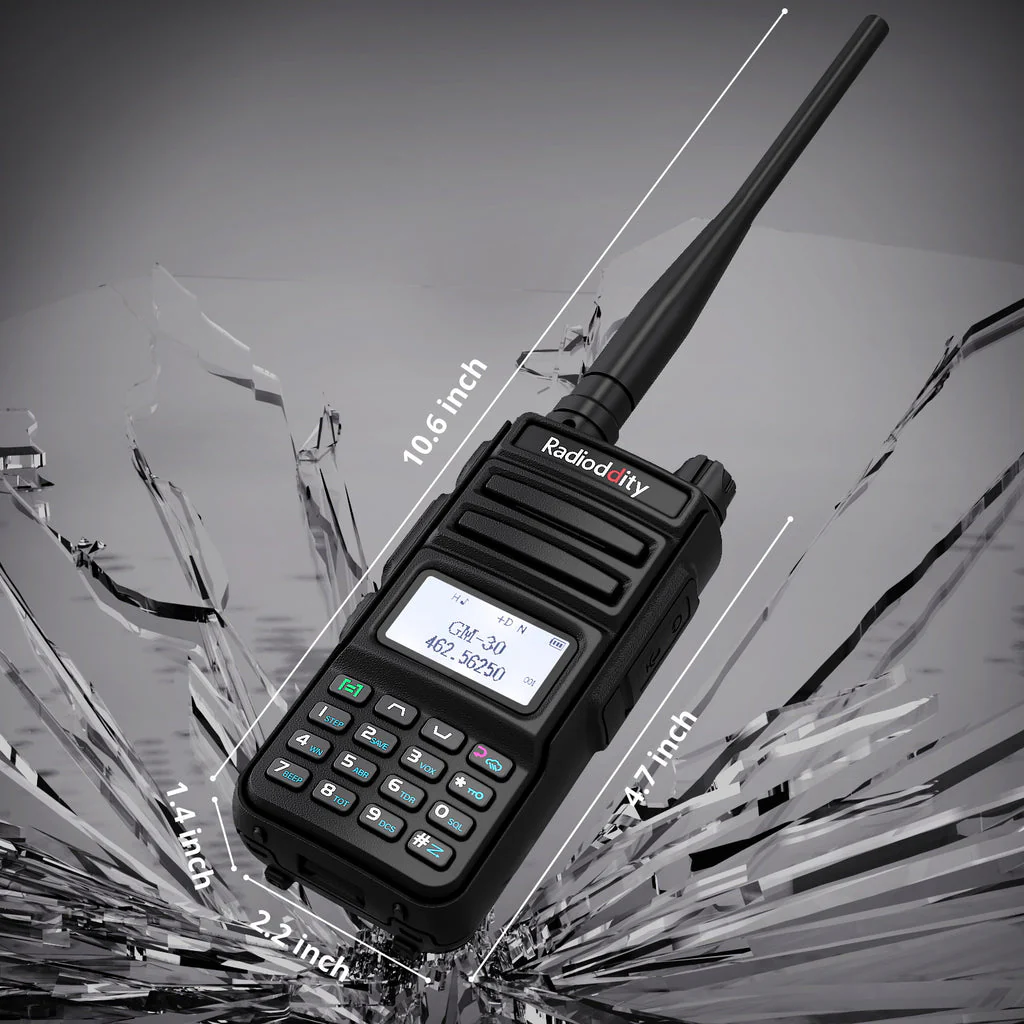Radioddity GM-30 GMRS Radio [2 Pack + Cable] | 5W | VHF & UHF Scanner | NOAA | USB-C | SYNC | Support CHIRP Programming - Image 5