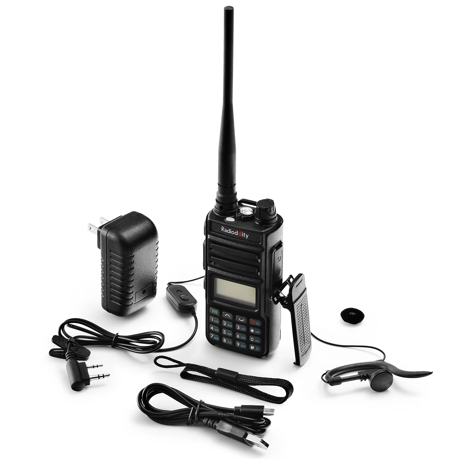 Radioddity GM-30 GMRS Radio | 5W | VHF & UHF Scanner | NOAA | USB-C | SYNC | Support CHIRP Programming - Image 7