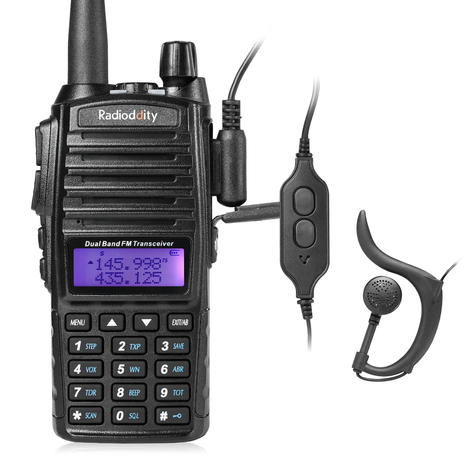 Radioddity GT-82 | Dual Band | Dual PTT | 5W | 2000mAh | Customized EU Frequency - Image 7