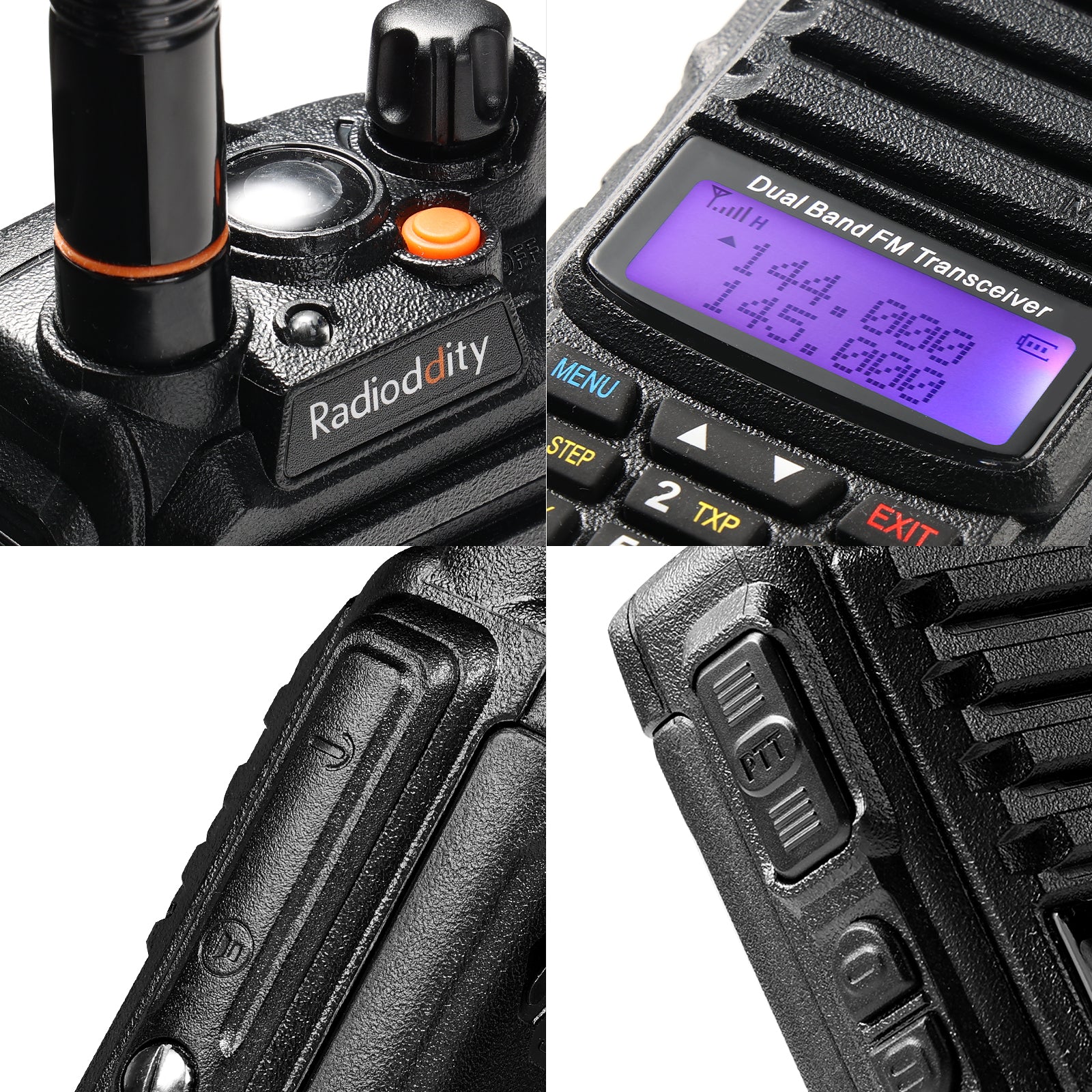 Radioddity GT-9R Dual Band Radio | 5W | IP67 Waterproof | 2000mAh | Customized EU Frequency - Image 10