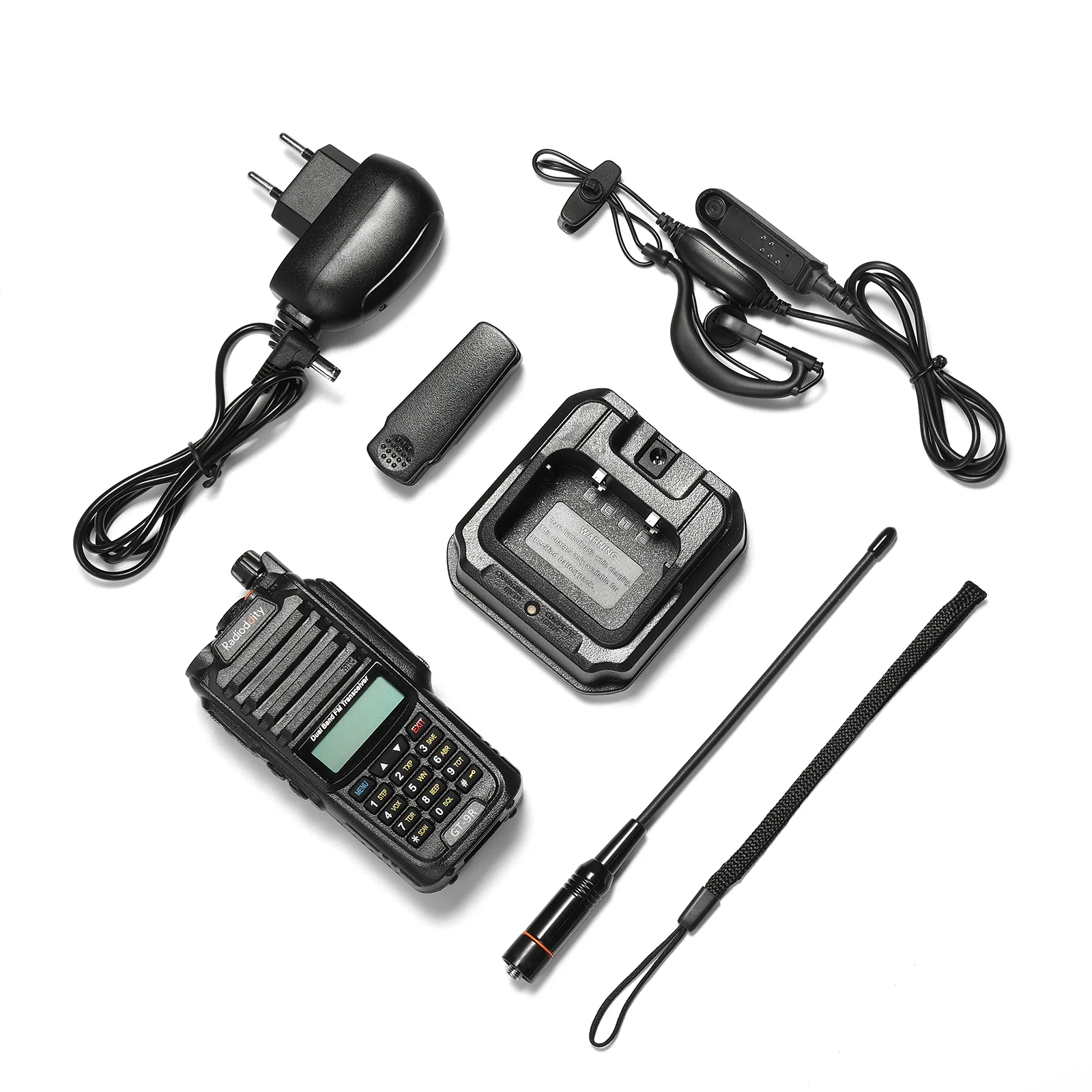 Radioddity GT-9R Dual Band Radio | 5W | IP67 Waterproof | 2000mAh | Customized EU Frequency - Image 8