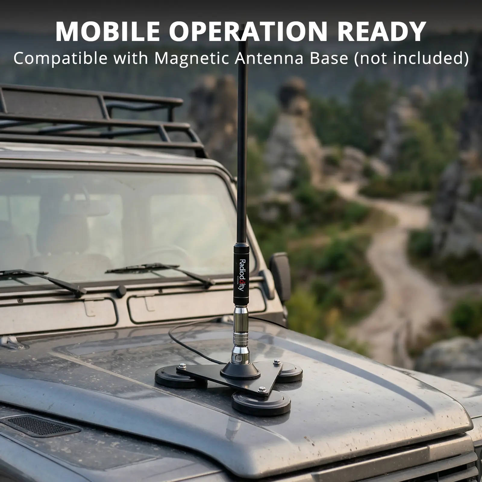 Radioddity HF-010 Portable HF Antenna | 80m-6m Full Band | All-Terrain Setup | SWR 1-1.5 | Quick-Tuning - Image 10