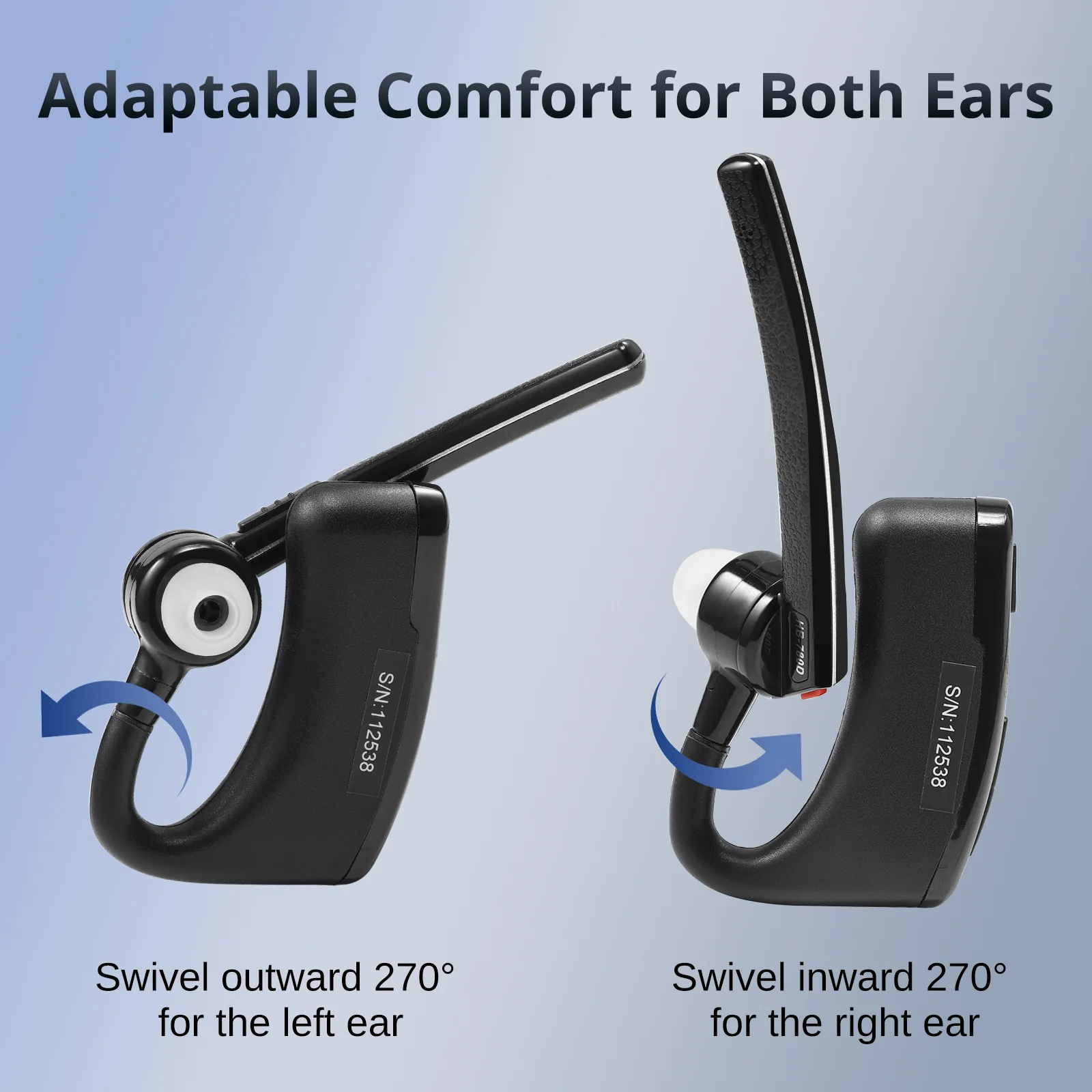 Radioddity K1 BT Headset | Noise-Cancelling Function | Finger PTT | K-Type Connector - Image 6