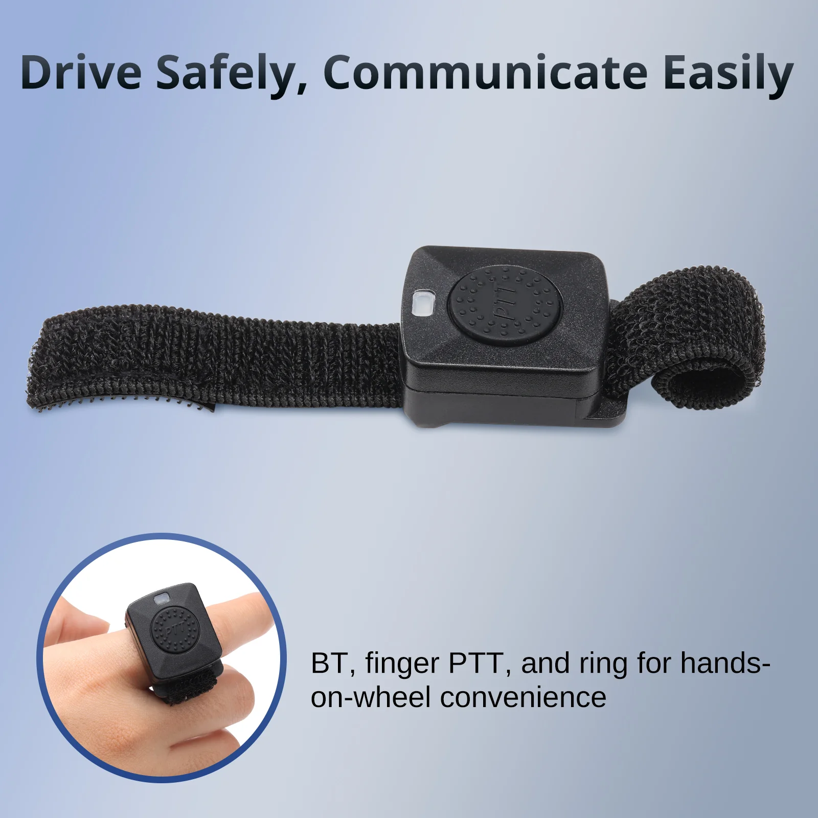 Radioddity K1 BT Headset | Noise-Cancelling Function | Finger PTT | K-Type Connector - Image 7