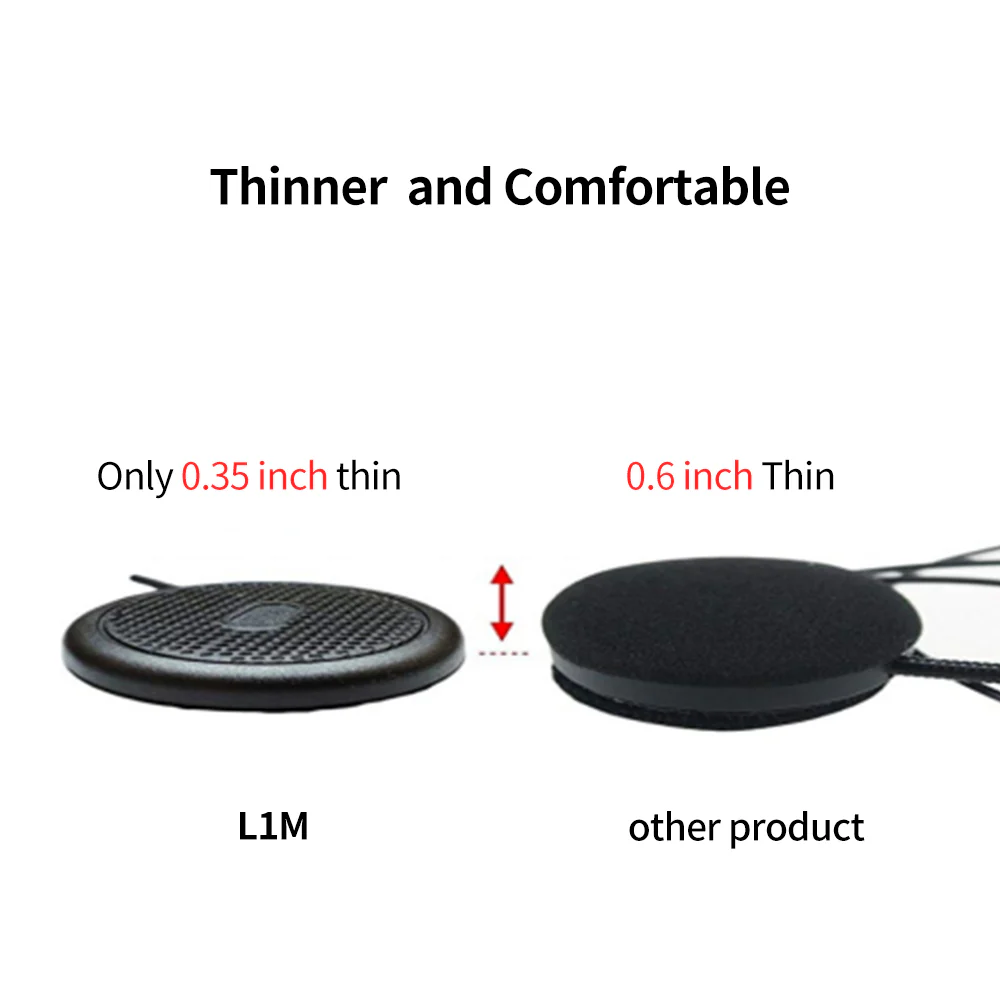 Radioddity L1M Wireless Hands-Free Motorcycle Helmet Headset Compatible with Bluetooth 4.0 [DISCONTINUED] - Image 5