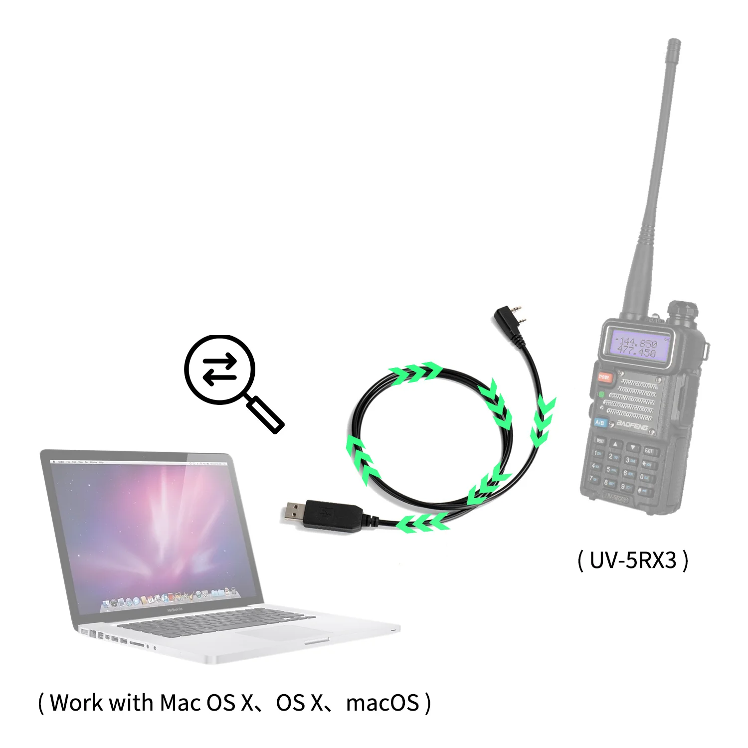 Radioddity PC001 FTDI USB Programming Cable | Kenwood Plug - Image 5