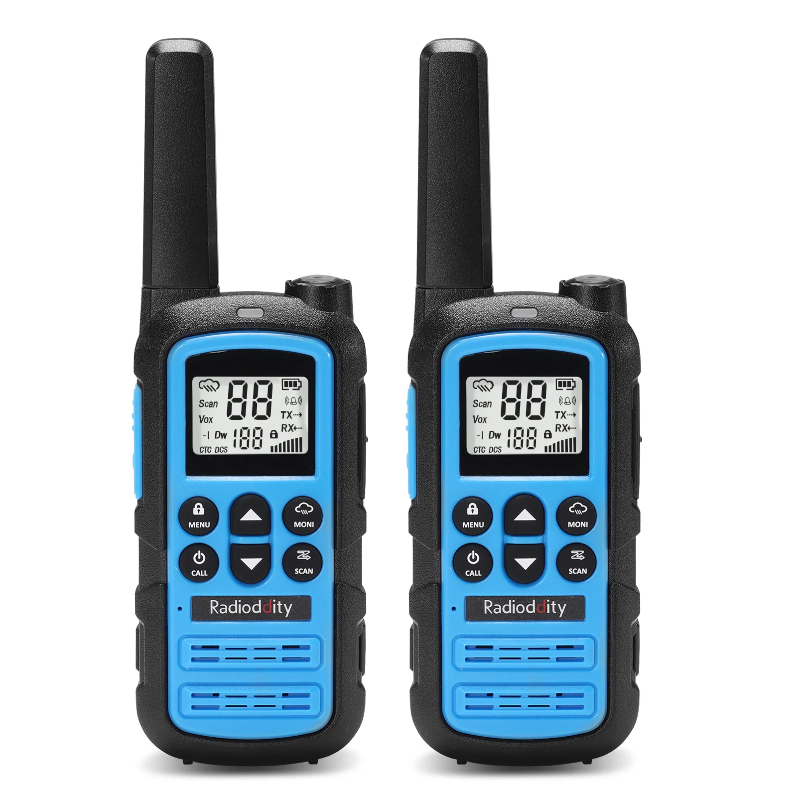 Radioddity PR-T6 PMR Radio | License-free | USB-C Charging | Dual Watch | VOX | Flashlight - Image 8