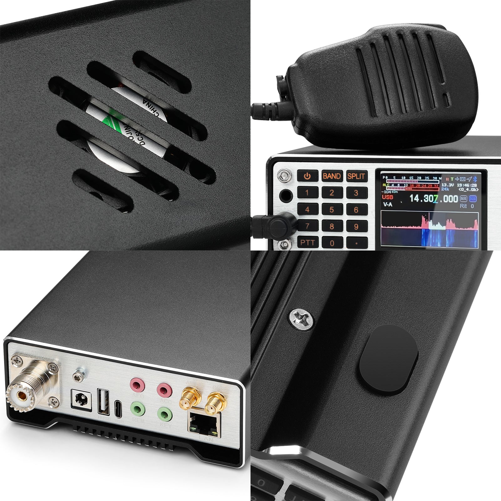 Radioddity QR20 SDR Radio | Full Band CW SSB RTTY AM FM DMR | 100kHz to 2GHz | Auto Antenna Tuner | Max 20W [DISCONTINUED] - Image 4