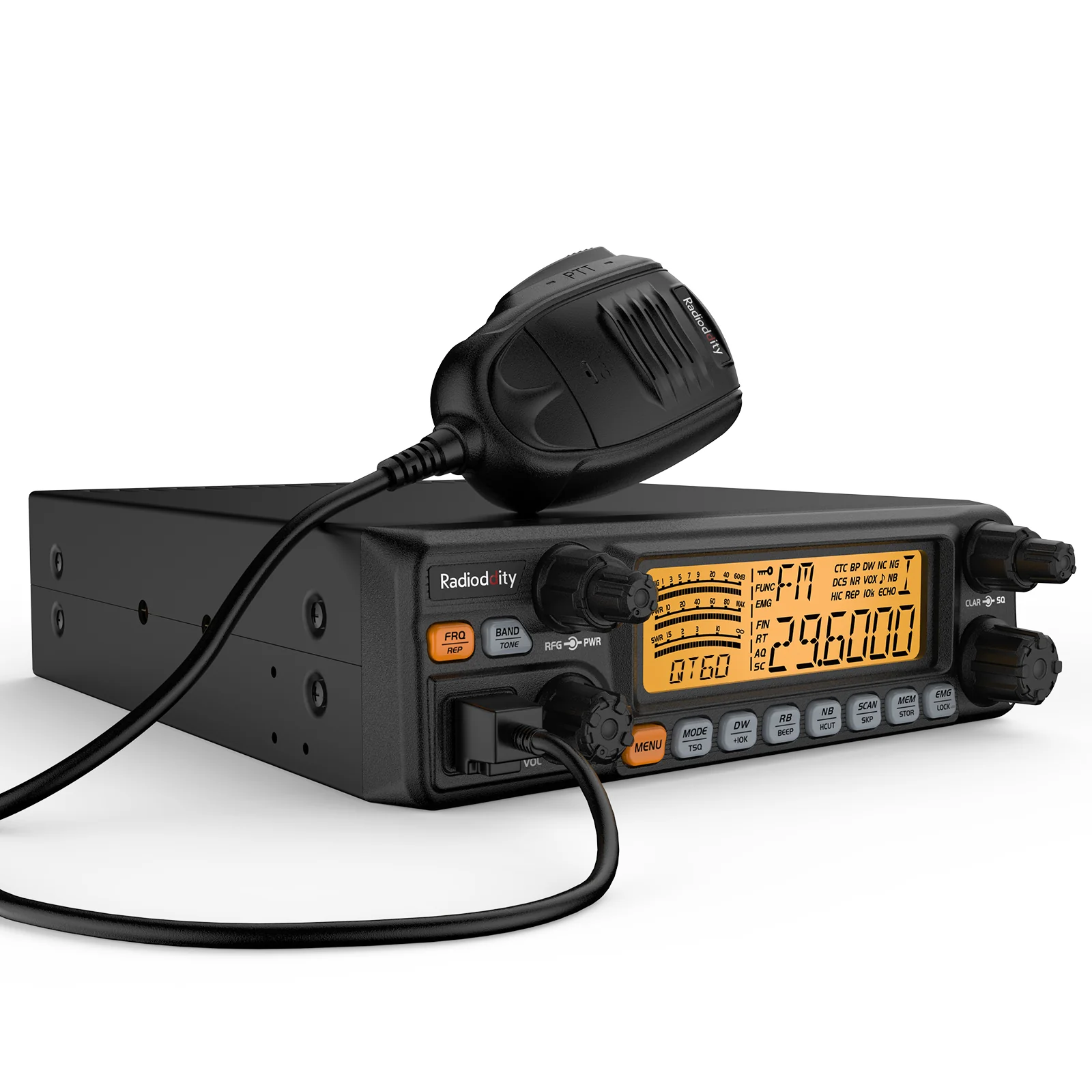 Radioddity QT60 Pro 10 Meter Radio | Max 60W | FM AM SSB PA CW | TX & RX Background Noise Reduction | FM Receiver - Image 7