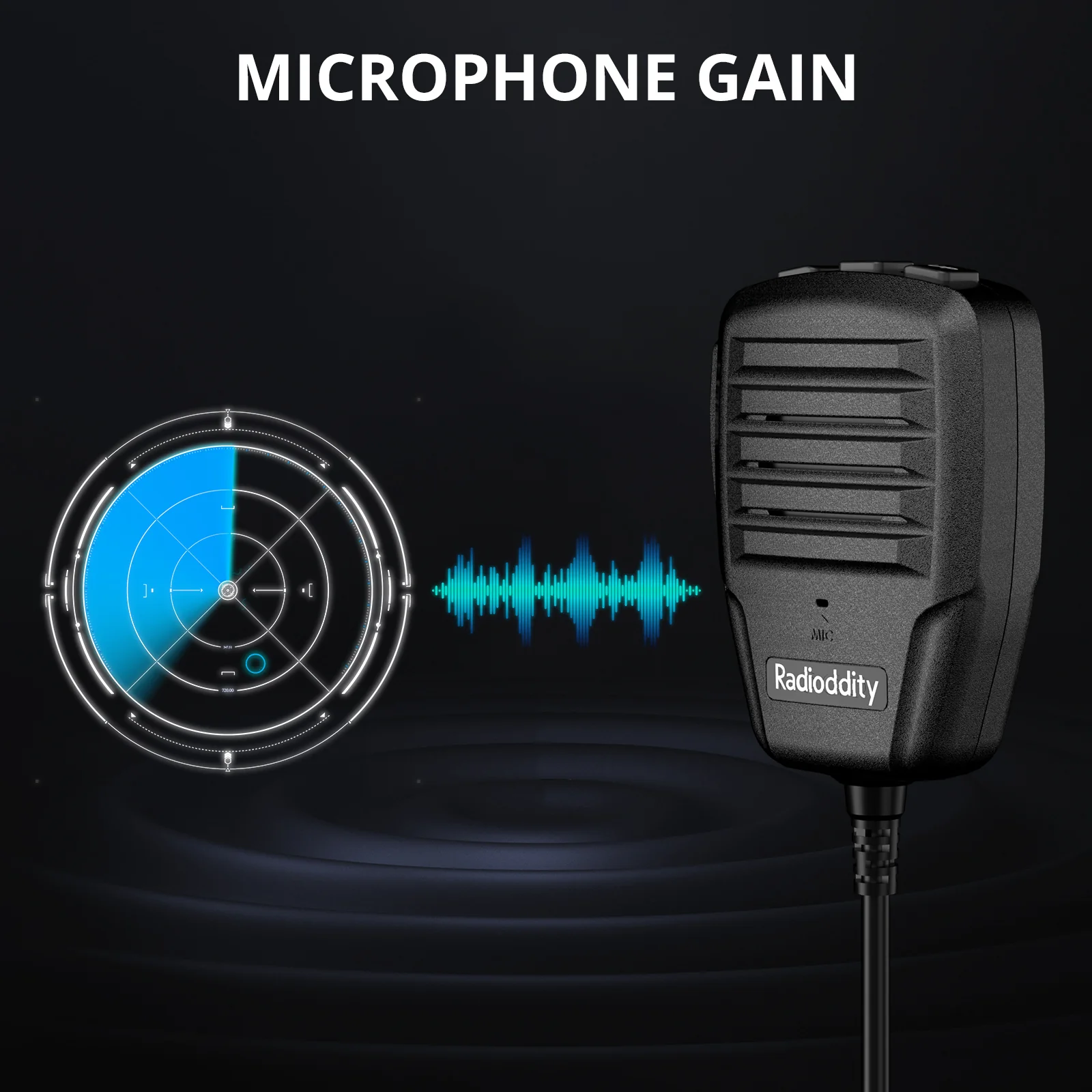 Radioddity QT80 10 Meter Radio | Max 80W | FM AM SSB CW PA | TX & RX Background Noise Reduction | Microphone Gain | Dual Watch - Image 8