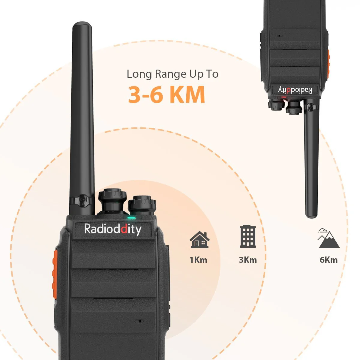 Radioddity R2 Walkie Talkie UHF PMR446 [4 Pack] [DISCONTINUES] - Image 3