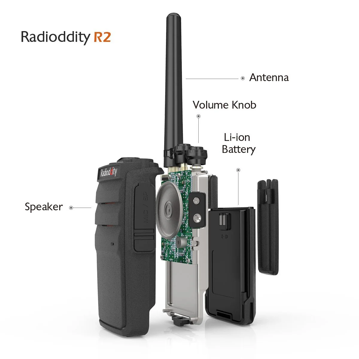 Radioddity R2 Walkie Talkie UHF PMR446 [4 Pack] [DISCONTINUES] - Image 4