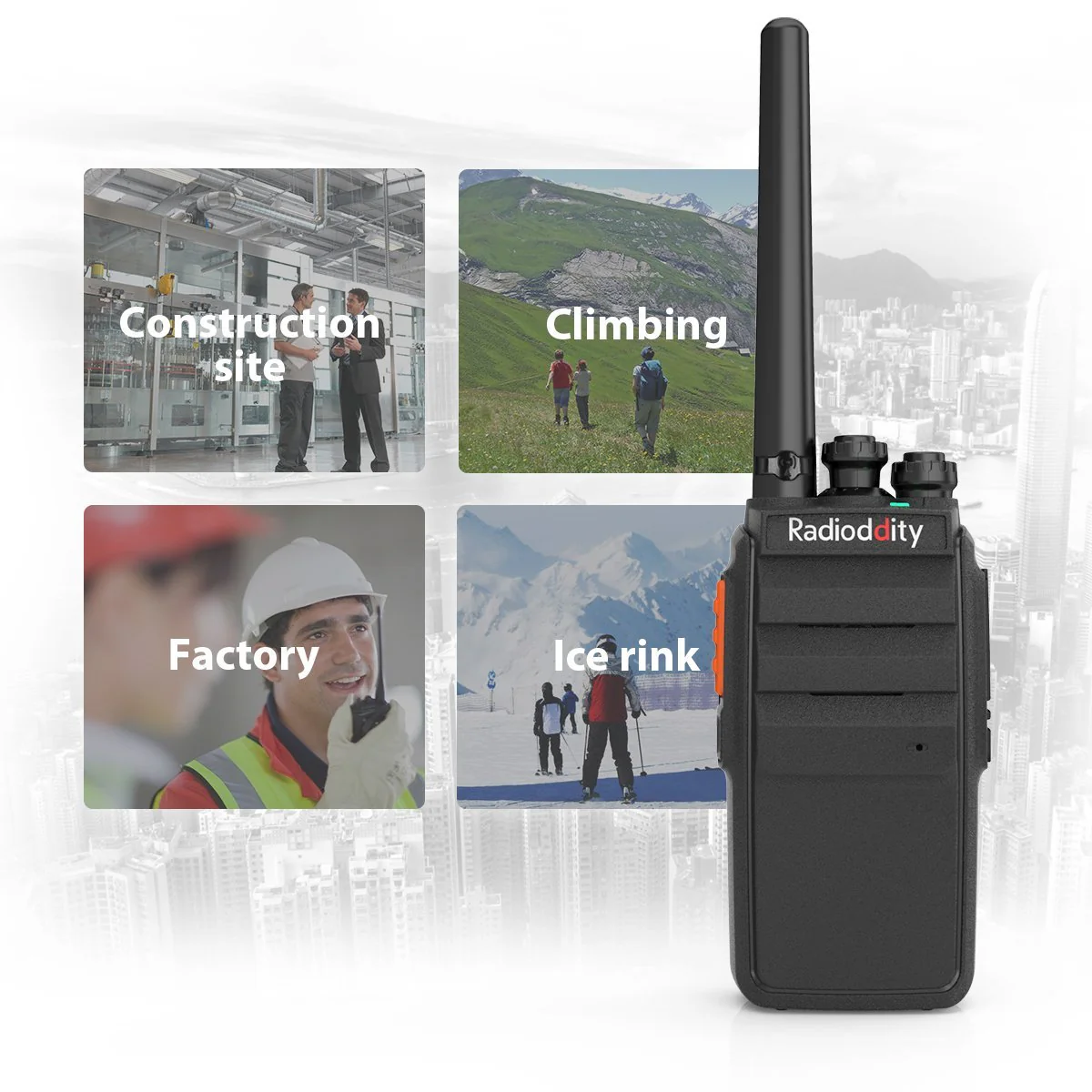 Radioddity R2 Walkie Talkie UHF PMR446 [4 Pack] [DISCONTINUES] - Image 7
