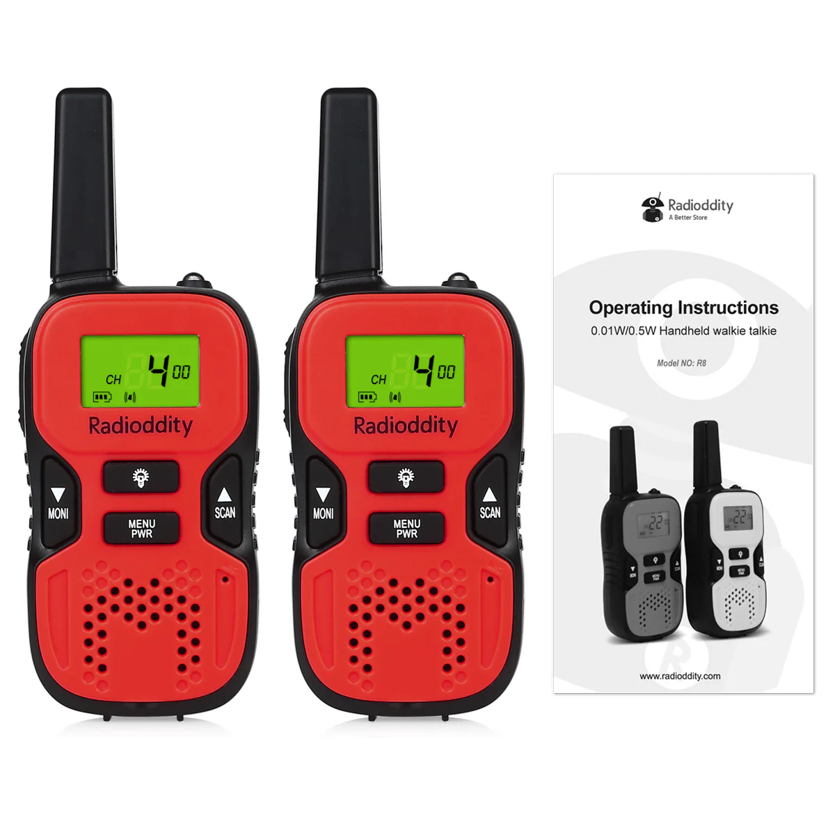 Radioddity R8 PMR446 Walkie Talkies For Kids [DISCONTINUED] - Image 5