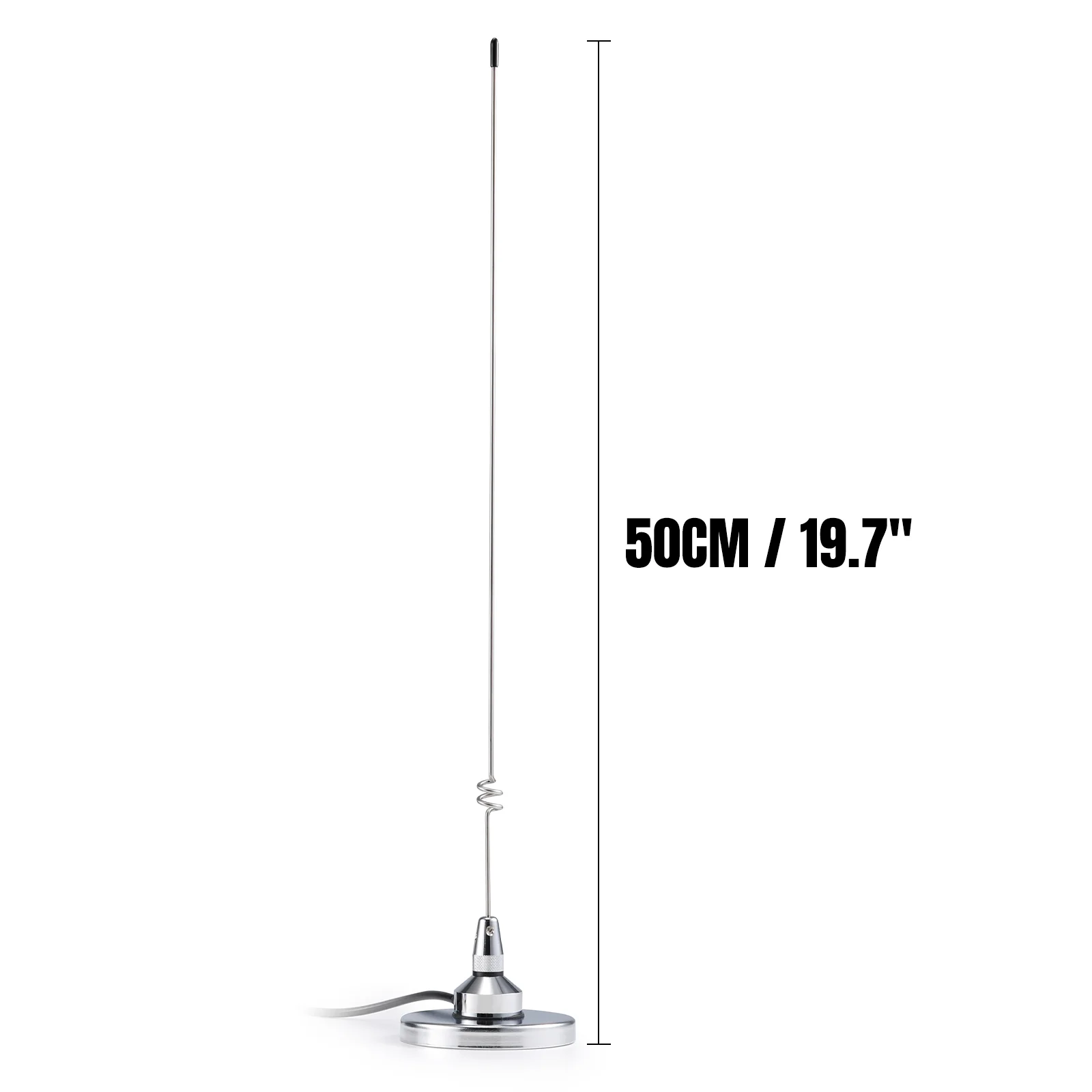 Radioddity RA-UV712 Antenna Kit | VHF/UHF Dual Band | PL-259 Connector | Magnetic Mount with 15ft Cable - Image 4