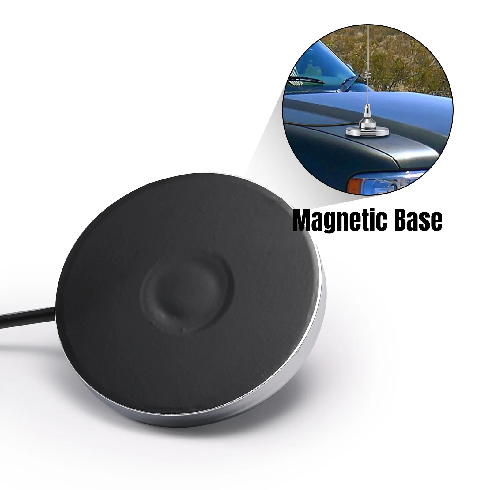 Radioddity RA-UV712 Antenna Kit | VHF/UHF Dual Band | PL-259 Connector | Magnetic Mount with 15ft Cable - Image 7