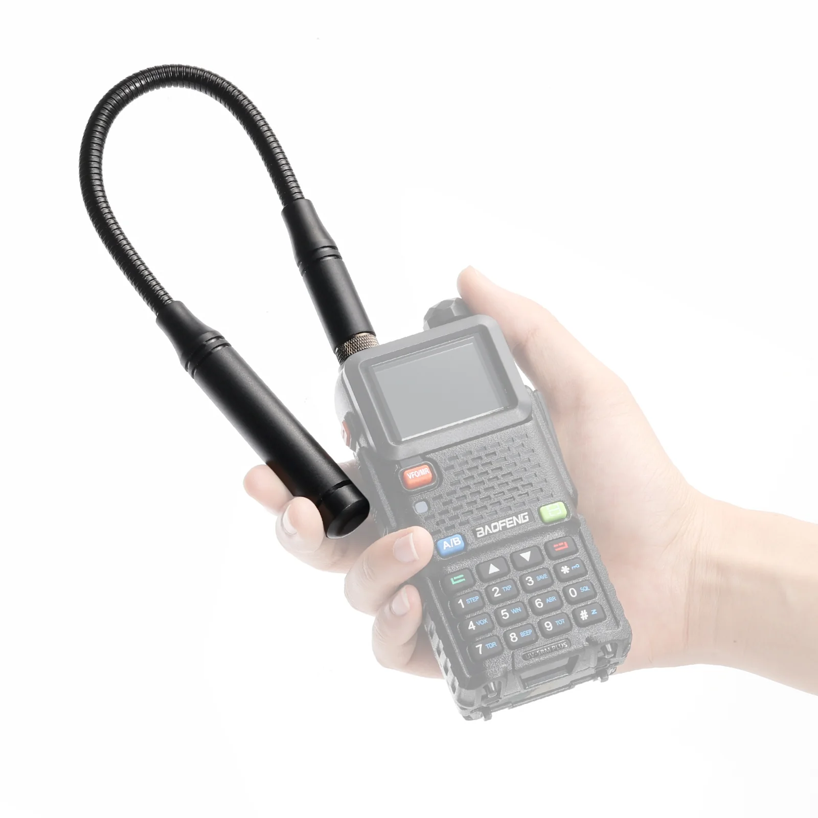 Radioddity RA13 Gooseneck Antenna | Dual Band | SMA-F | 13.3’’ High Gain Ham Radio Antenna - Image 4