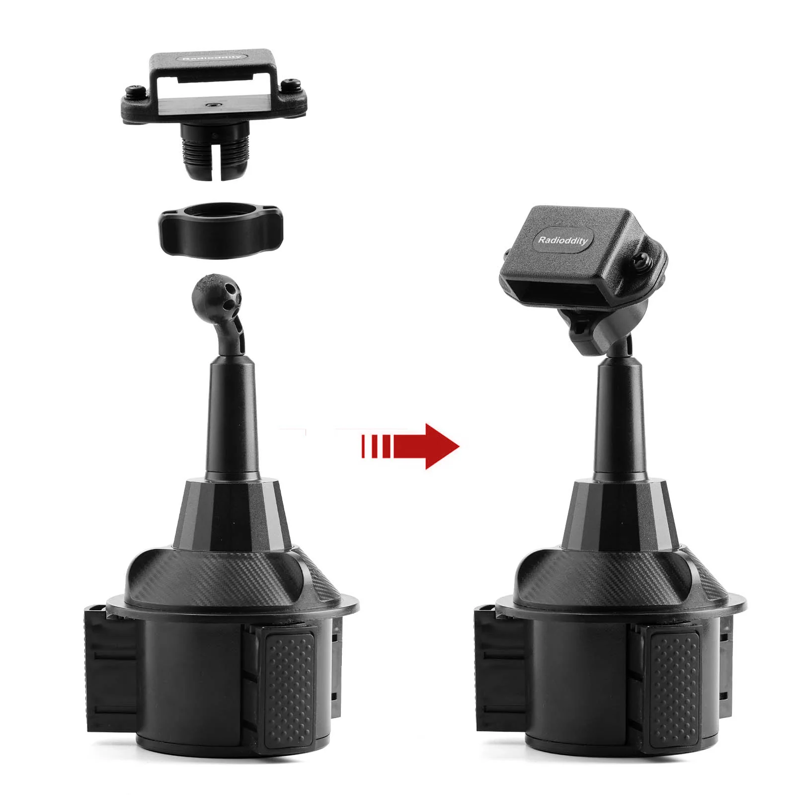 Radioddity RH2 Cup Holder Radio Mount - Image 3