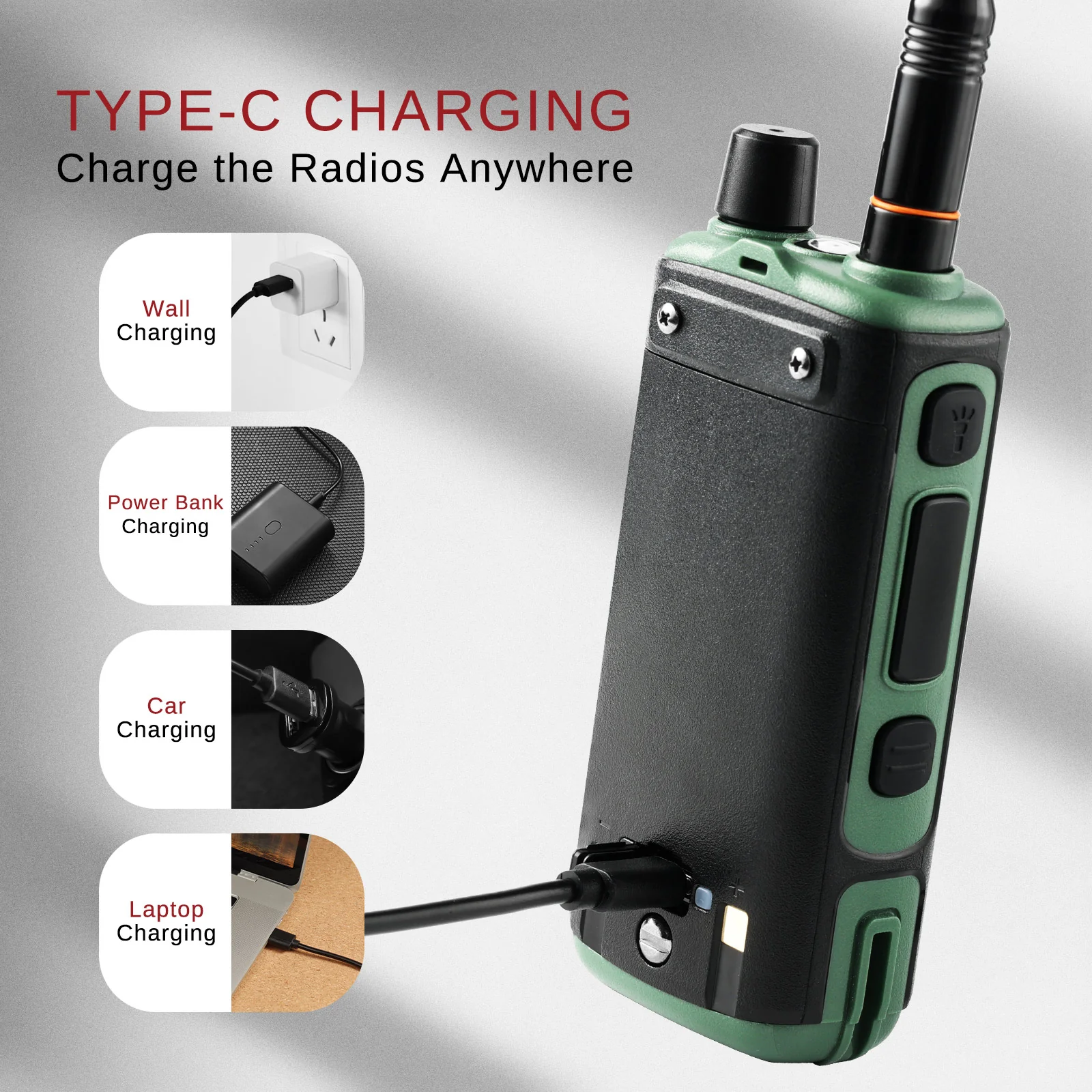 Radioddity RL-19 | 2500mAh Original Battery for Radioddity GC-5/GM-30 Plus | Type-C Charging | 7.4V - Image 4