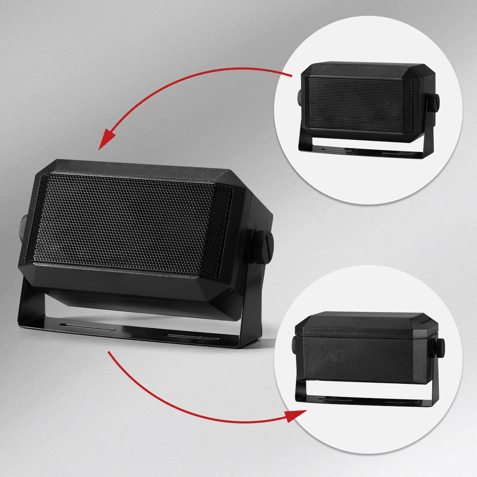 Radioddity RS58 External Speaker | 5W | Clearer Sound | Extended Speaker Cable 74" | Compatible with Radioddity QT40/QT60Pro/QT80/CB-900PRO/CB-500/DB50 - Image 3